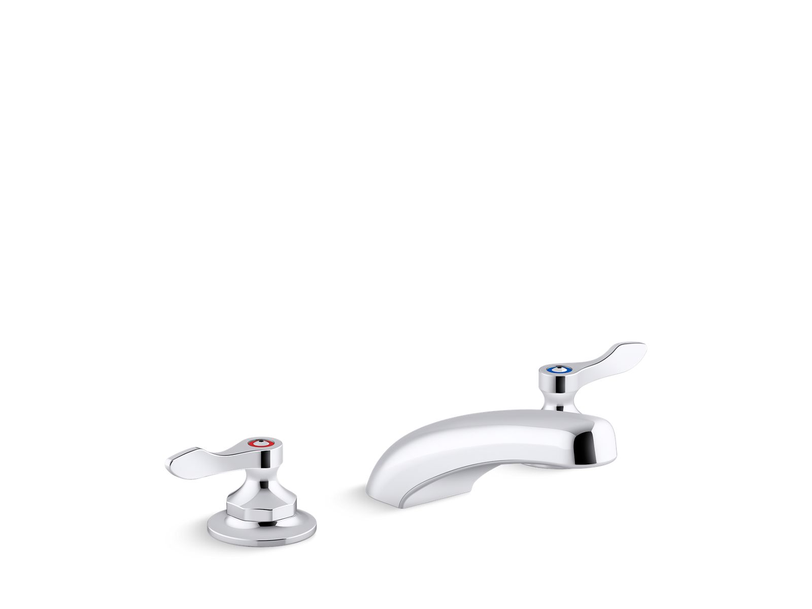 Triton Bowe Widespread lavatory faucet, less drain, 0.35 gpm