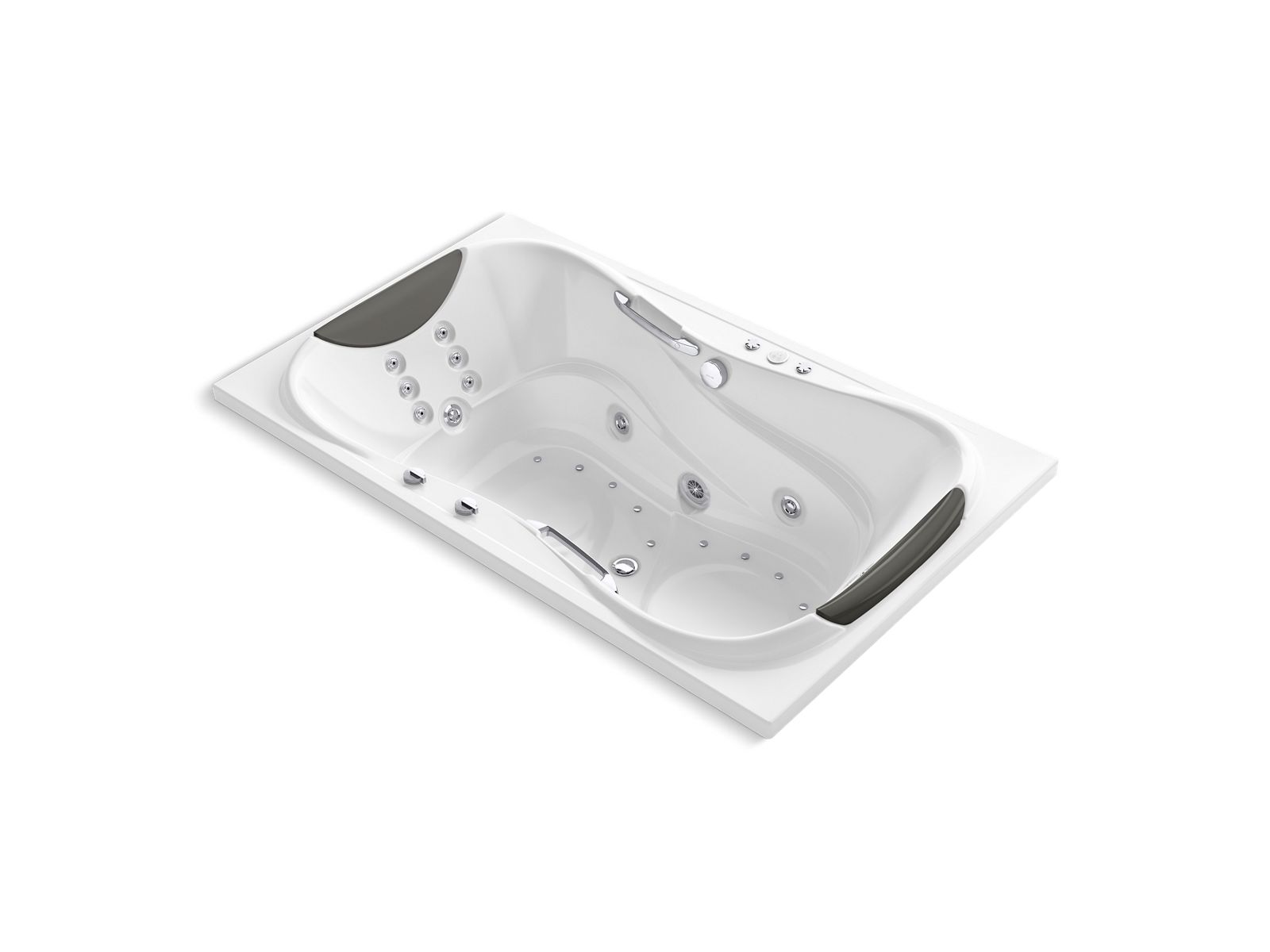Duo 1520 mm x 760 mm drop-in bath