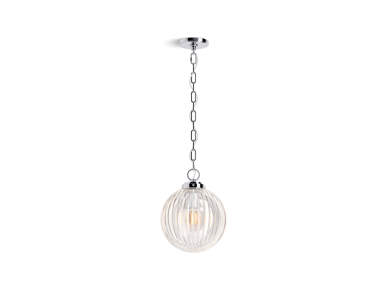 3/4 view of product with light on