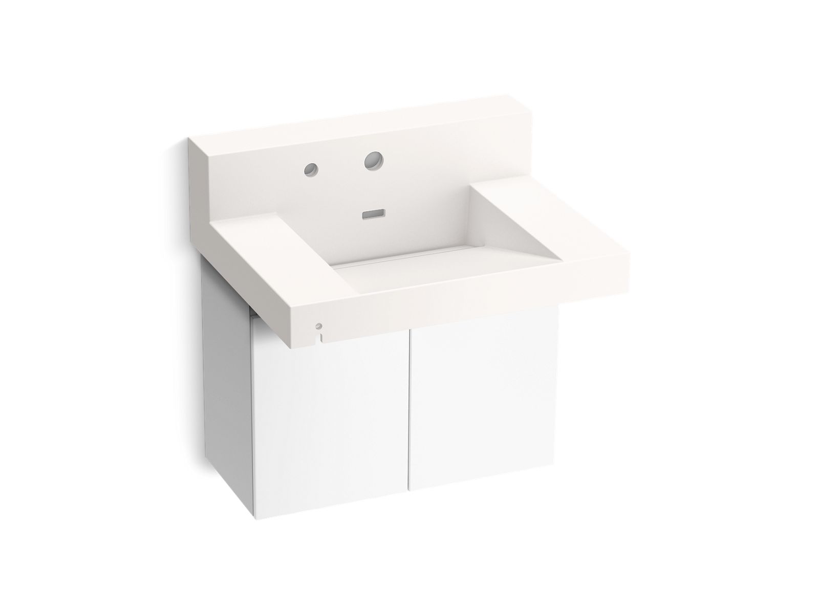Constellation™ 30" wall-mount lavatory system with backsplash