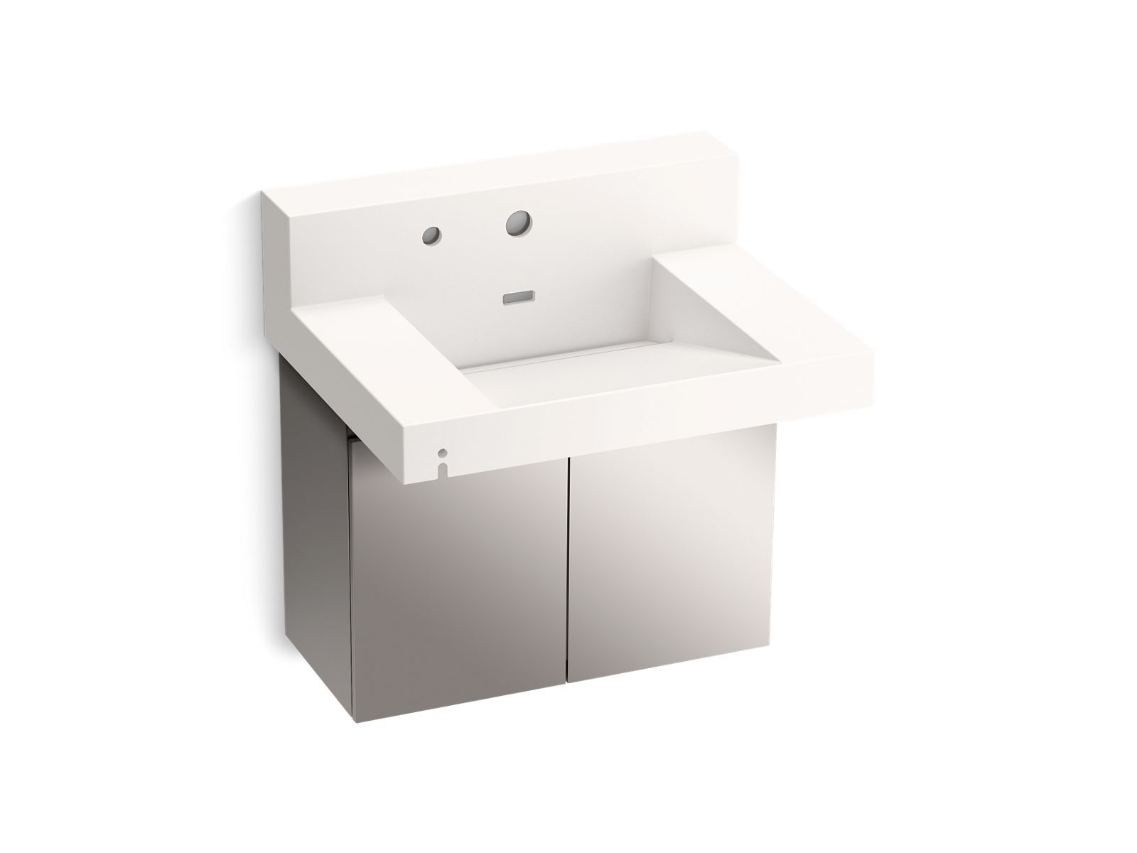 Constellation™ 30" wall-mount lavatory system with backsplash