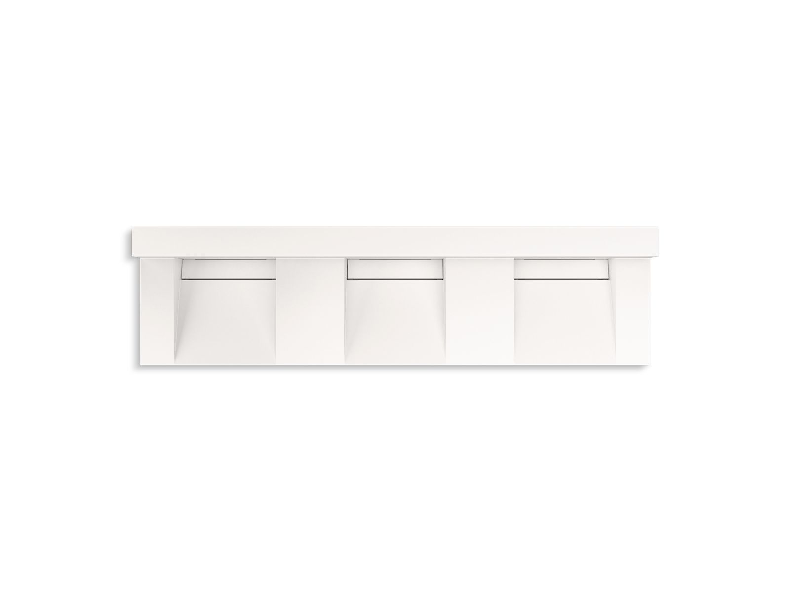 Constellation™ 90" wall-mount basin lavatory system with backsplash