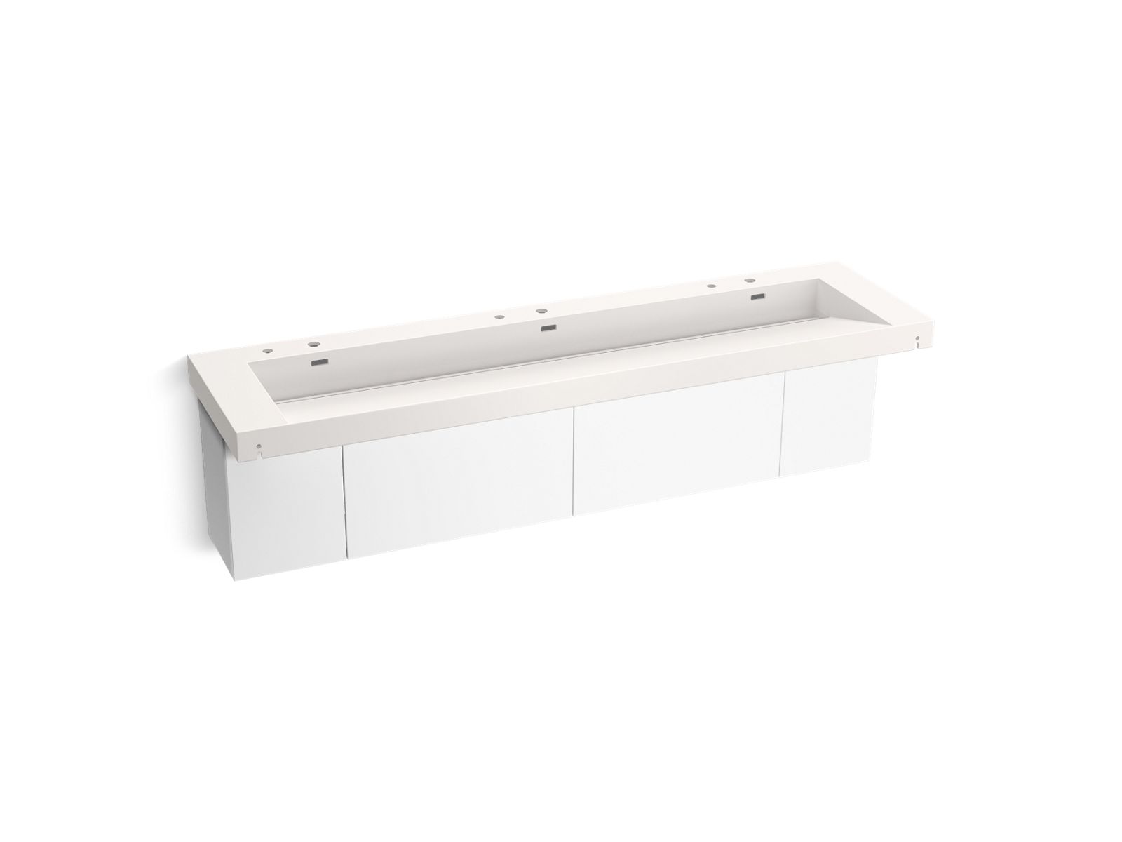 Constellation™ 90" wall-mount trough lavatory system