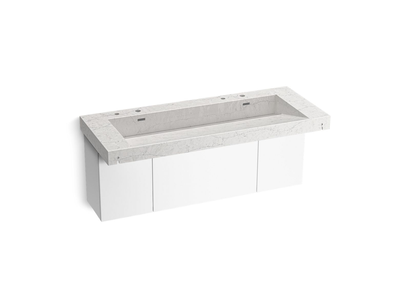 Constellation 60" Wall-Mount Trough | K-81032-BPW | KOHLER