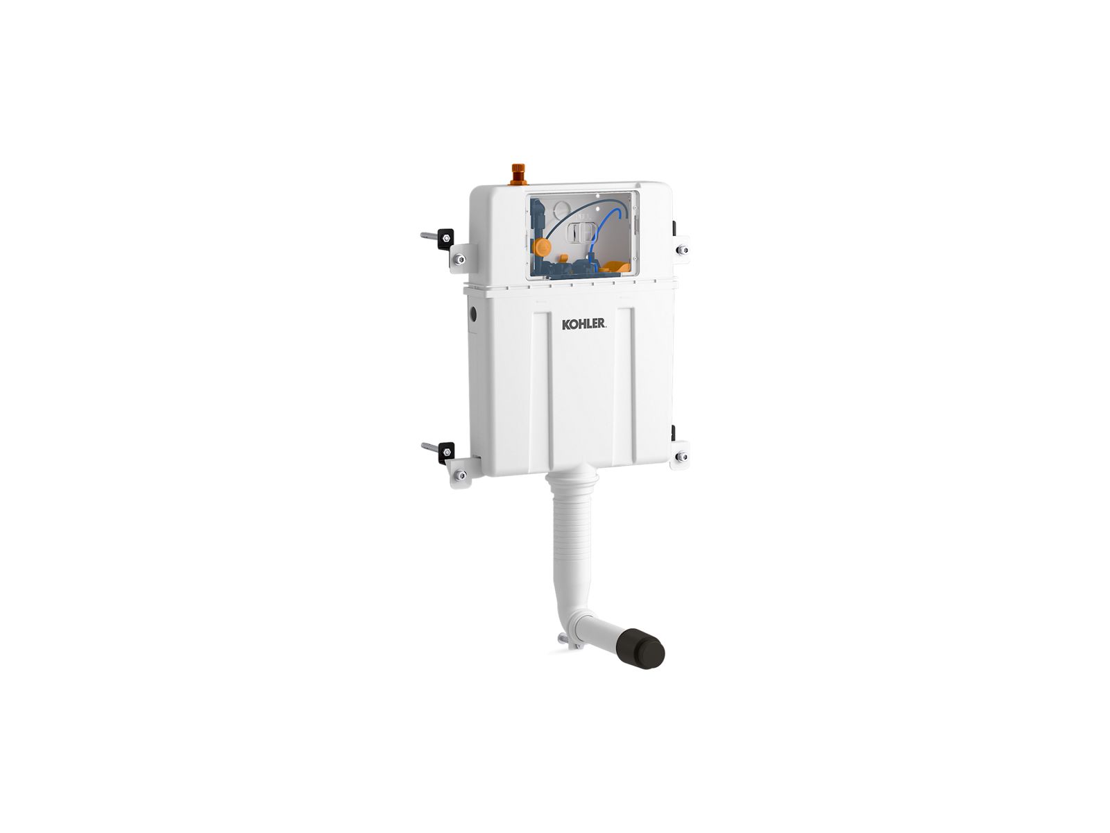 L'Appartement ベアテレコTANK Hydro-Tower™ 300 Pneumatic Inwall tank W/O Frame, dual flush