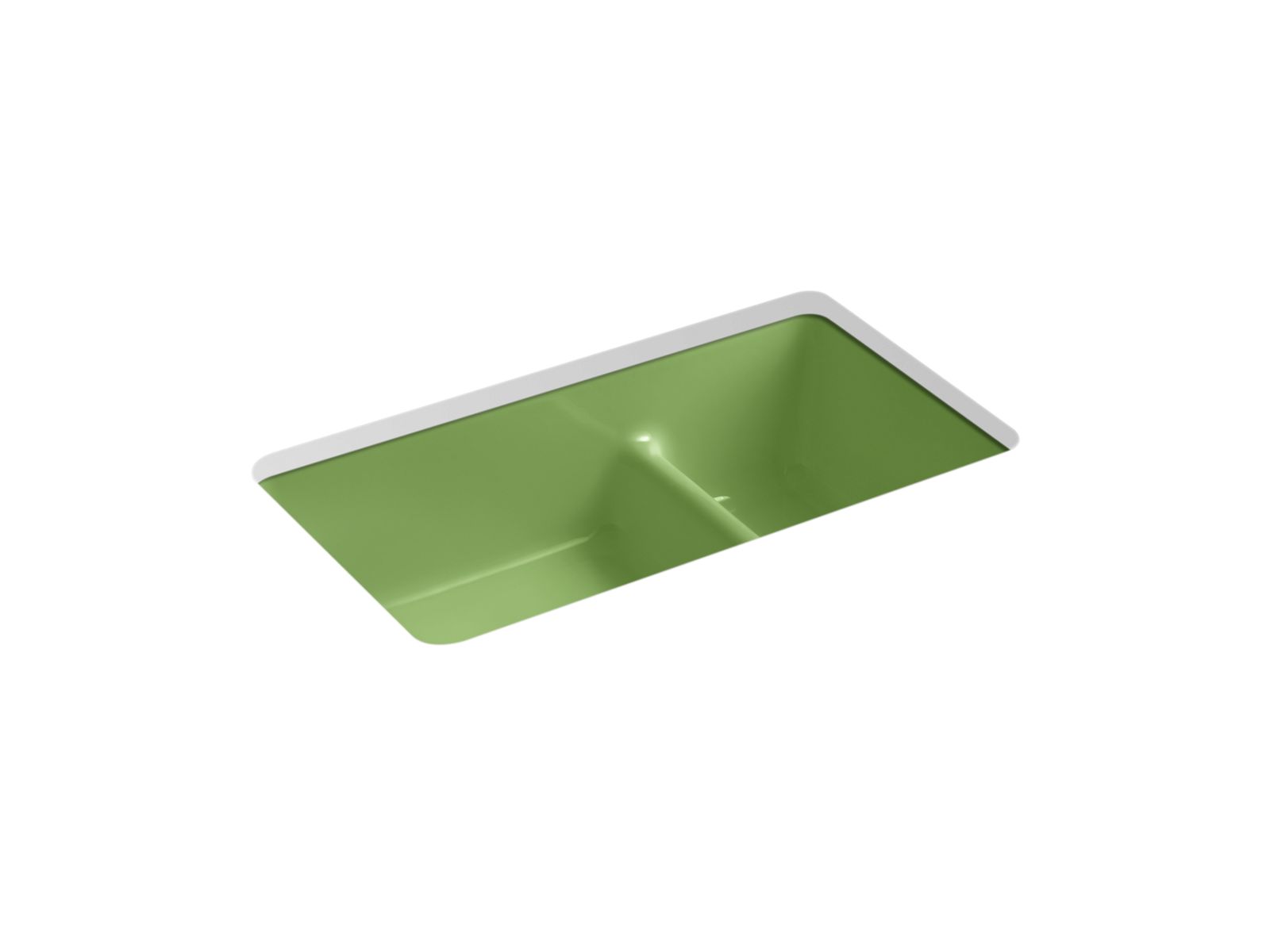 Iron/Tones Smart Divide 33" top-/undermount double-bowl kitchen sink