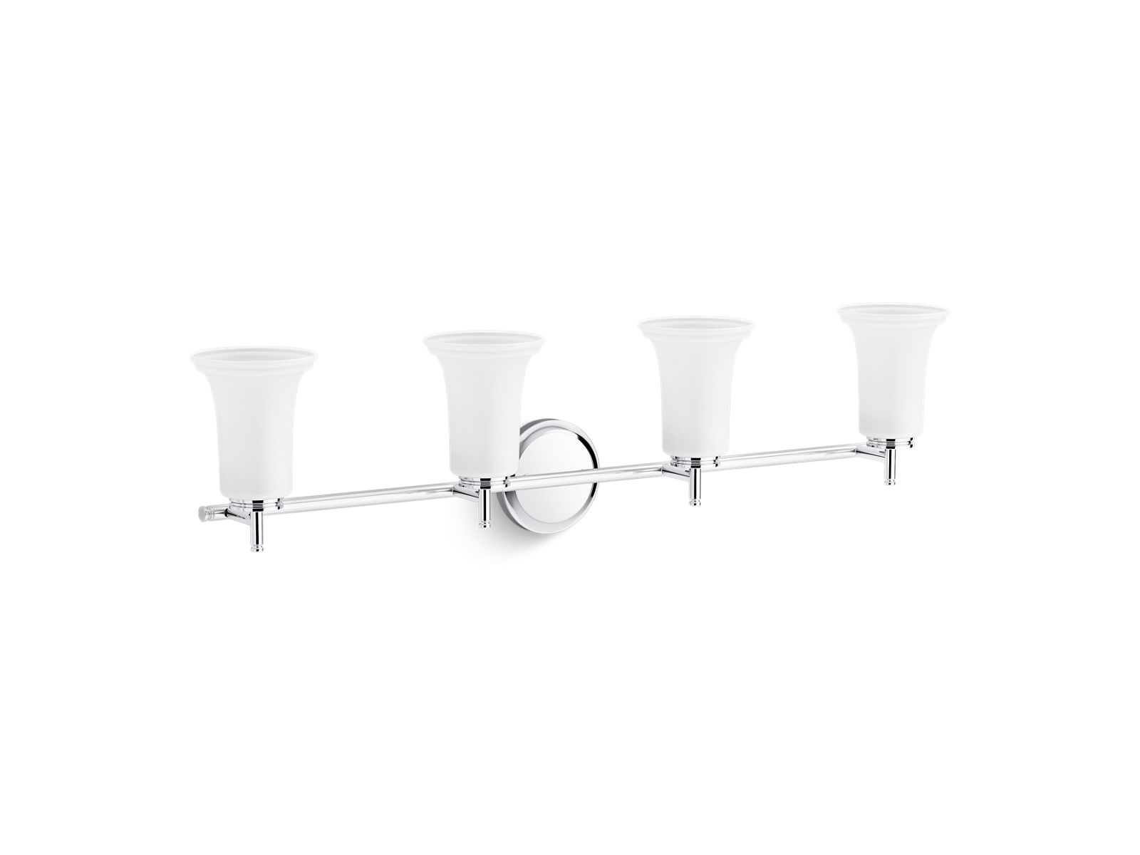 Bellera® Four-light sconce with frosted shades