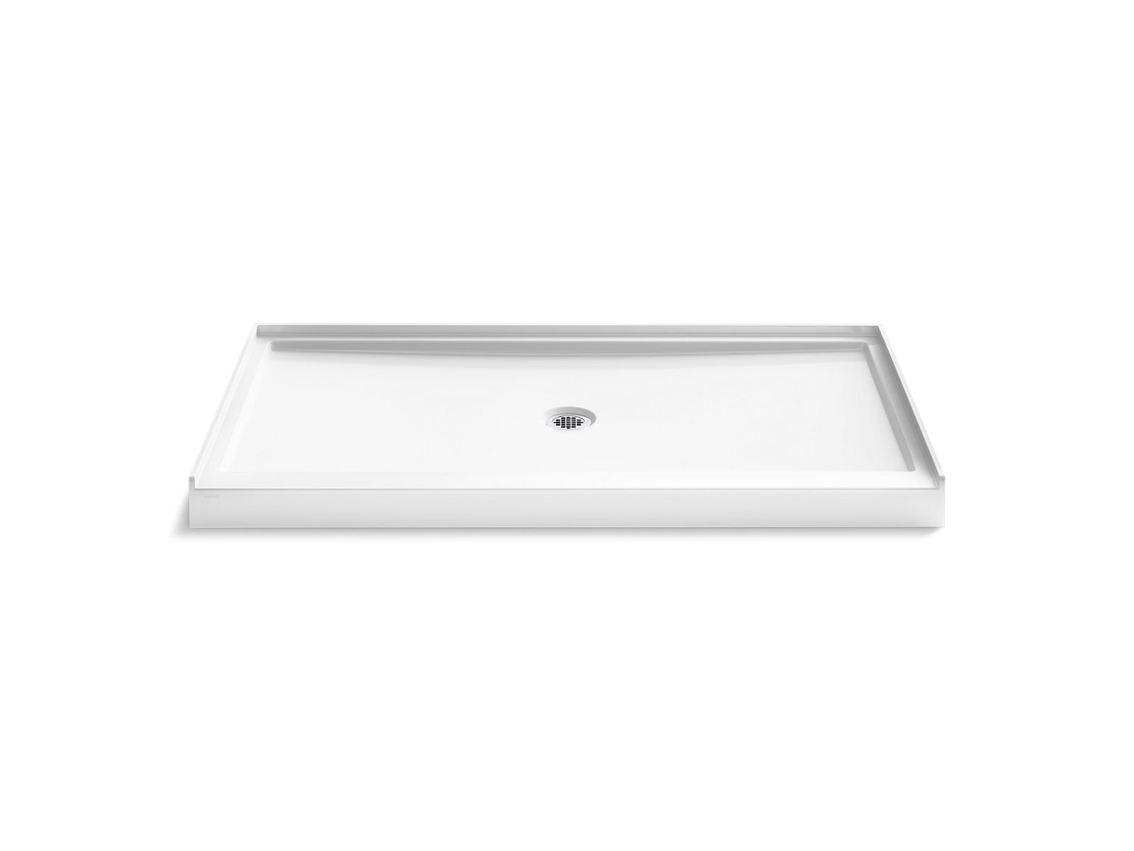 Stoneridge 66" x 36" alcove shower base, center drain