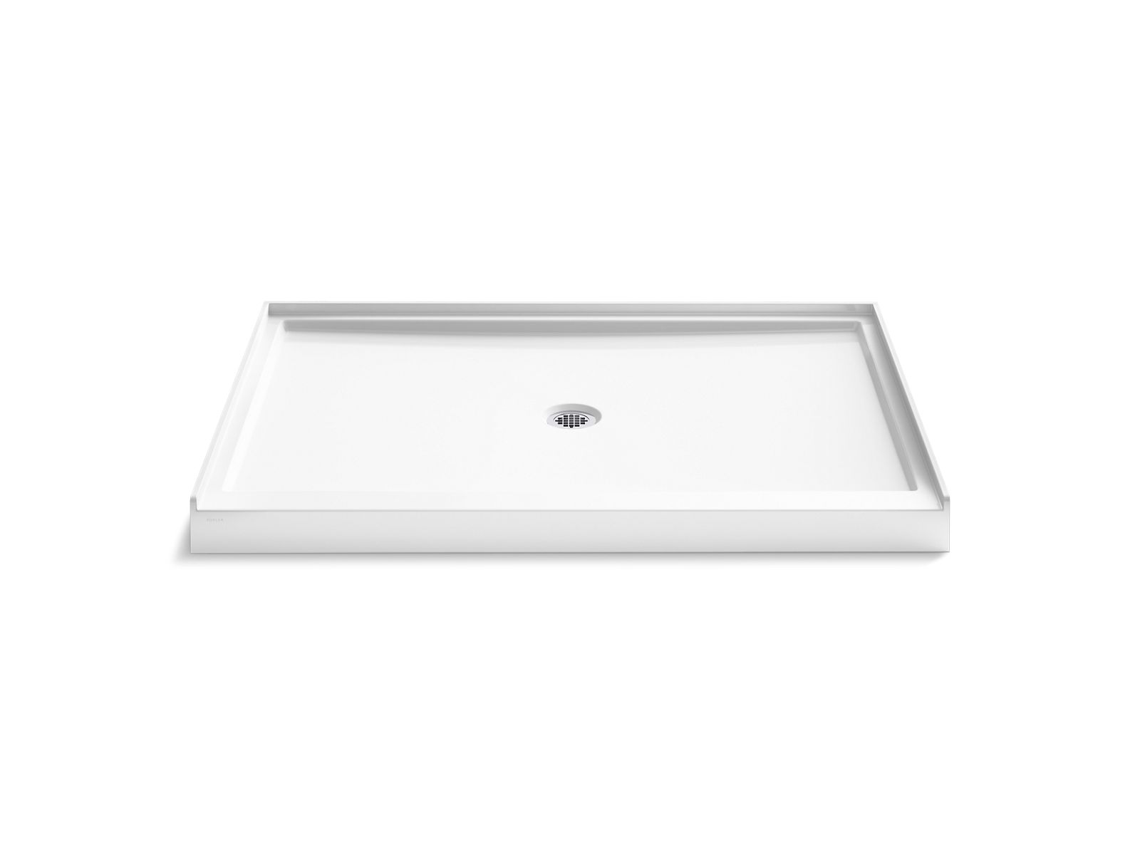 Stoneridge 60" x 42" alcove shower base, center drain