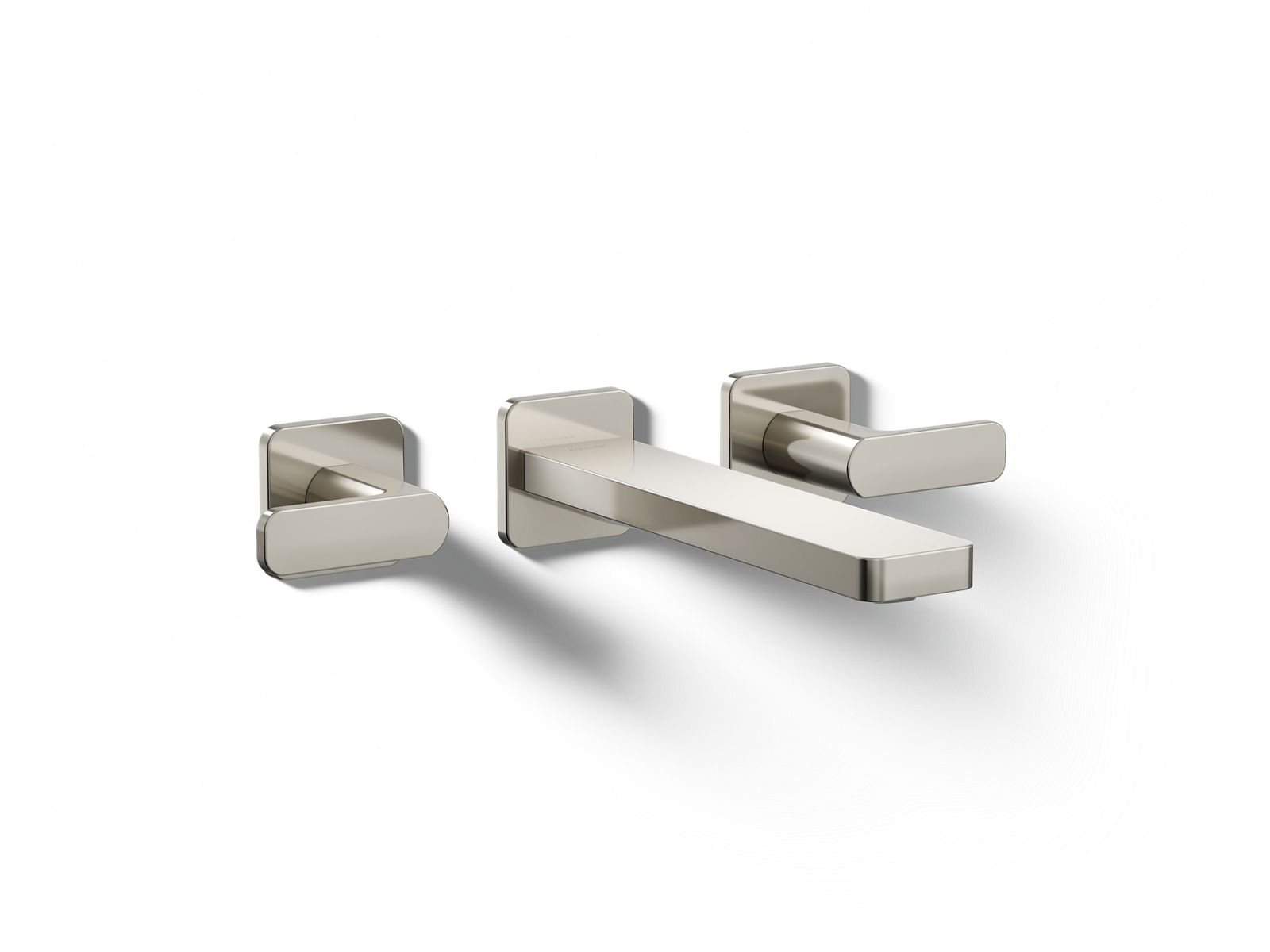 Parallel Wall-mount bathroom sink faucet trim, 1.2 gpm
