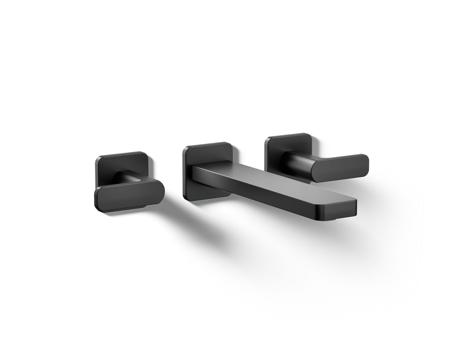 Parallel Wall-mount bathroom sink faucet trim, 1.2 gpm