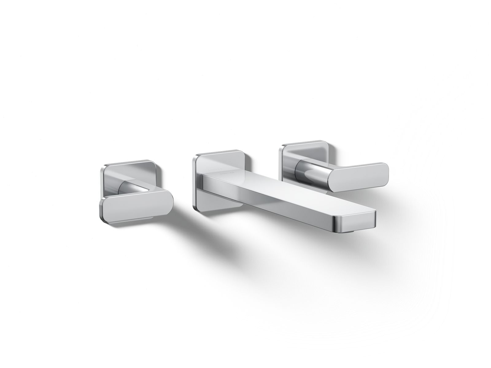 Parallel Wall-mount bathroom sink faucet trim, 1.2 gpm