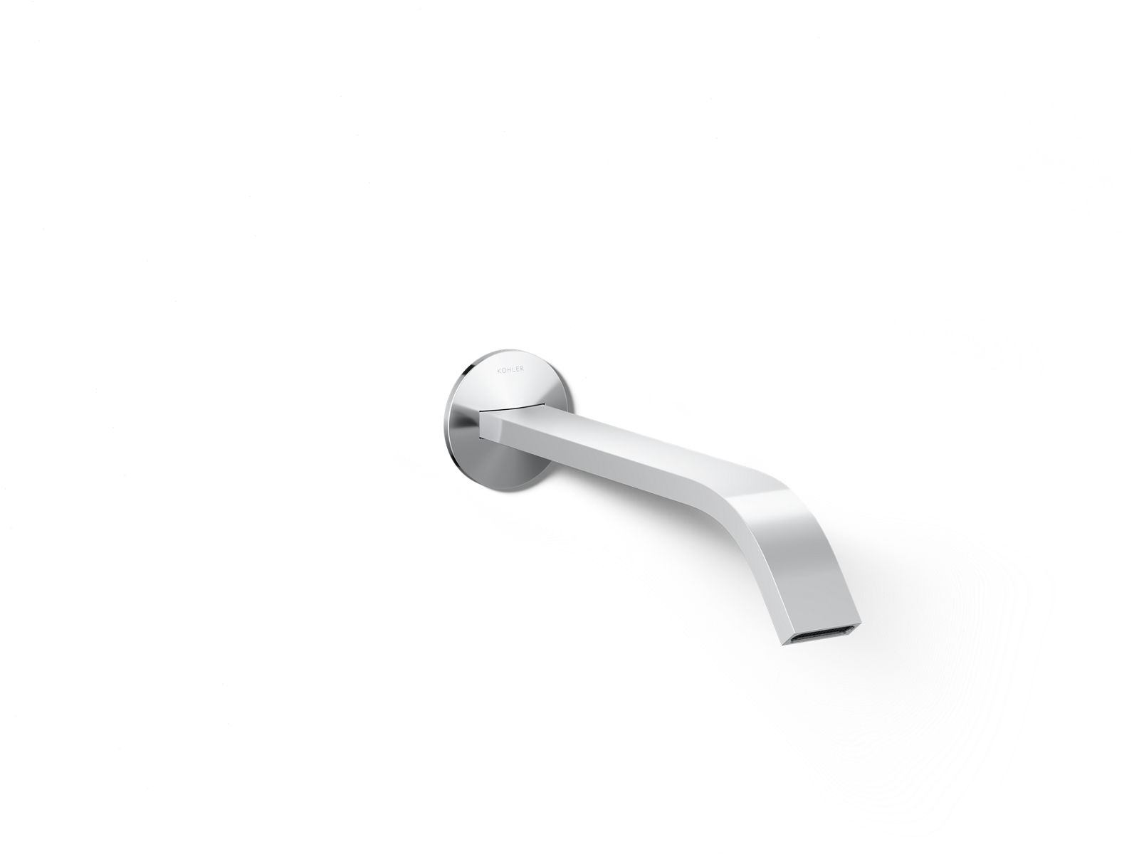 Components Wall-mount bathroom sink faucet spout with Ribbon design, 1.2 gpm