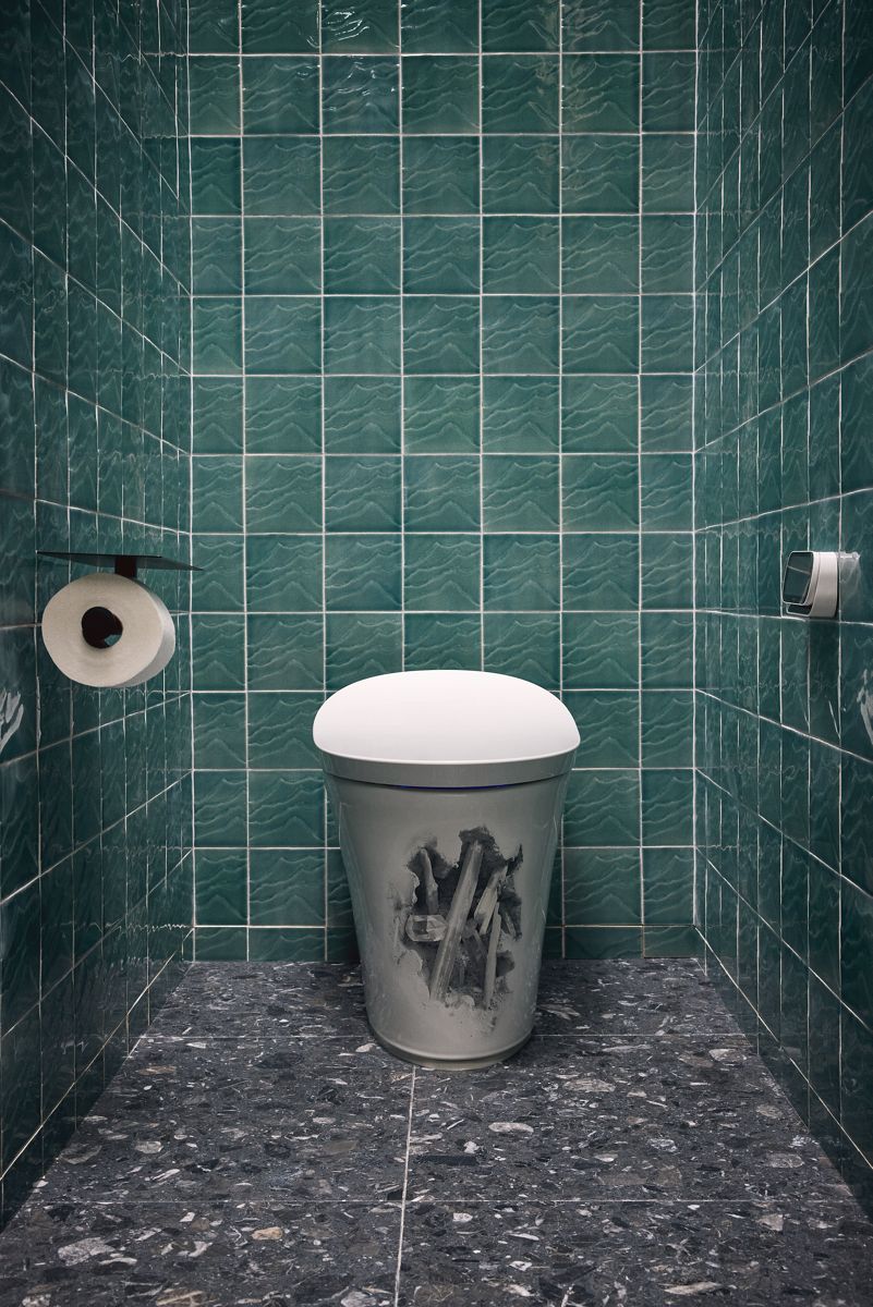 6"x 6" Feature Tile produced by The KOHLER WasteLAB in Deep Teal, Qty 18