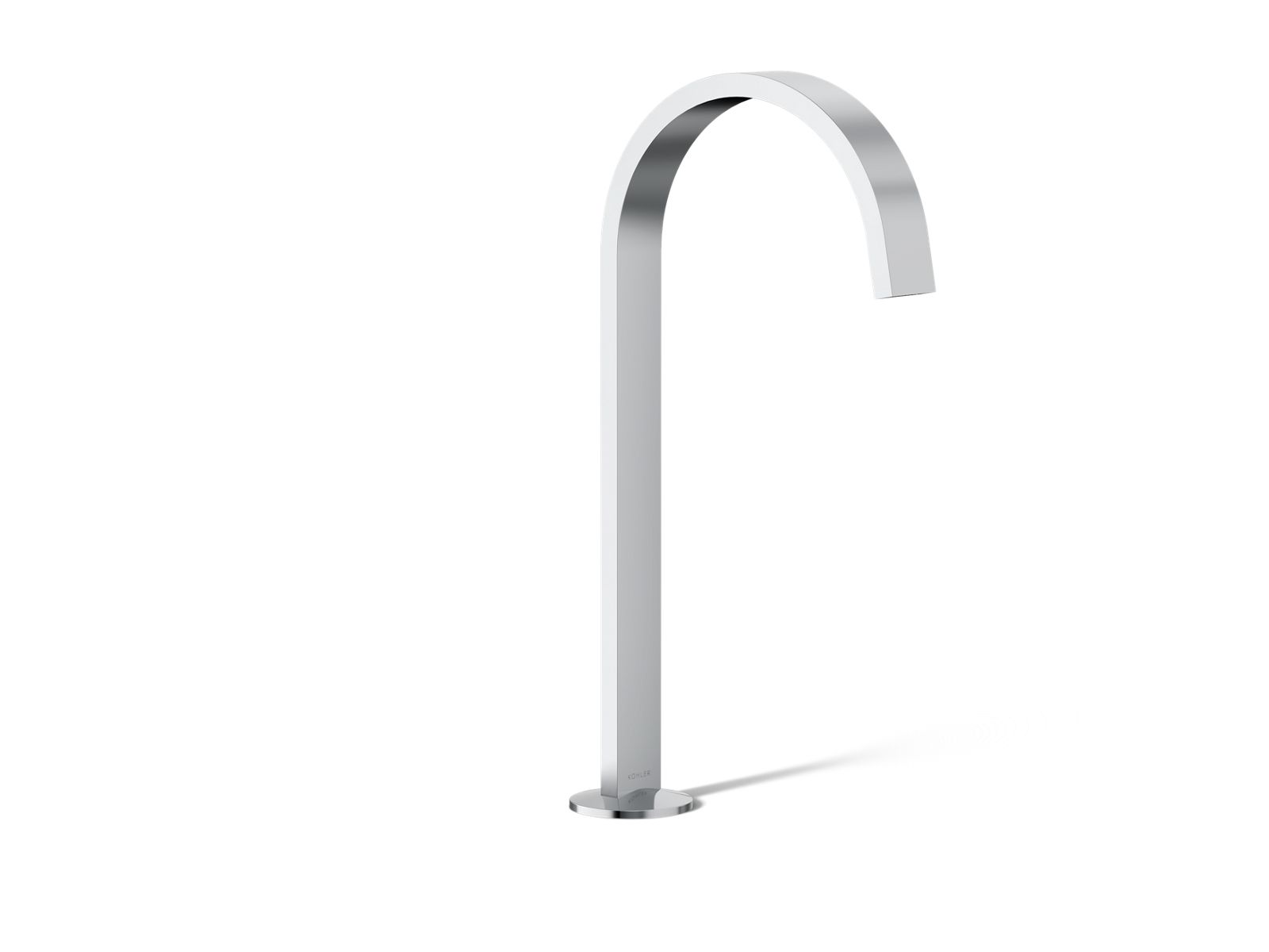 Components Bathroom sink faucet spout with Ribbon design, 1.2 gpm
