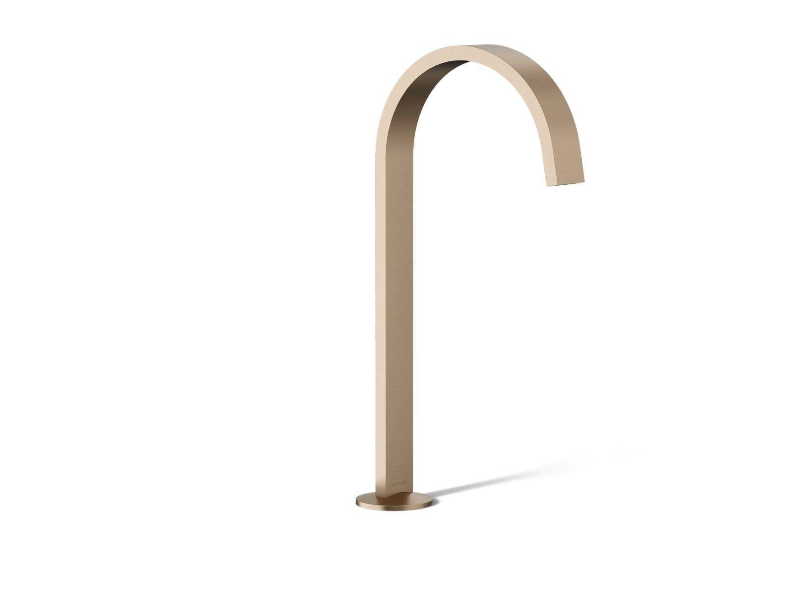 Components Tall Bathroom Sink Spout with Ribbon Design | K