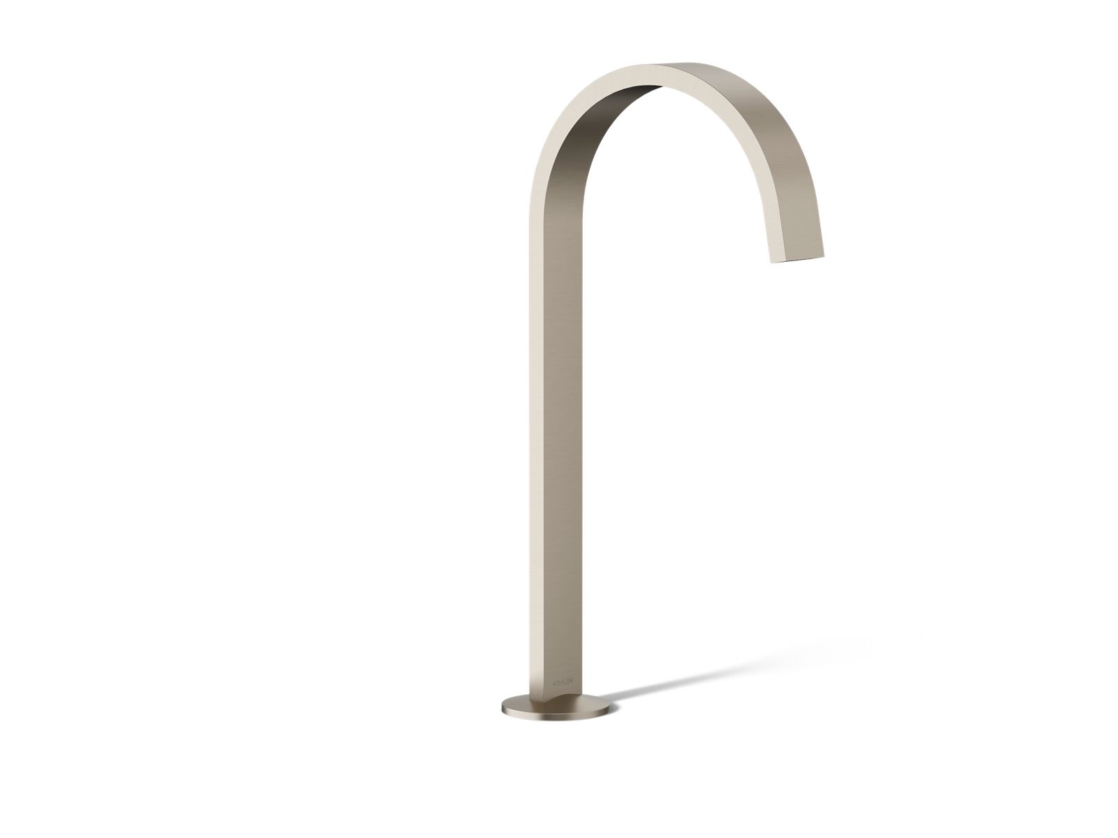 Components Bathroom sink faucet spout with Ribbon design, 1.2 gpm
