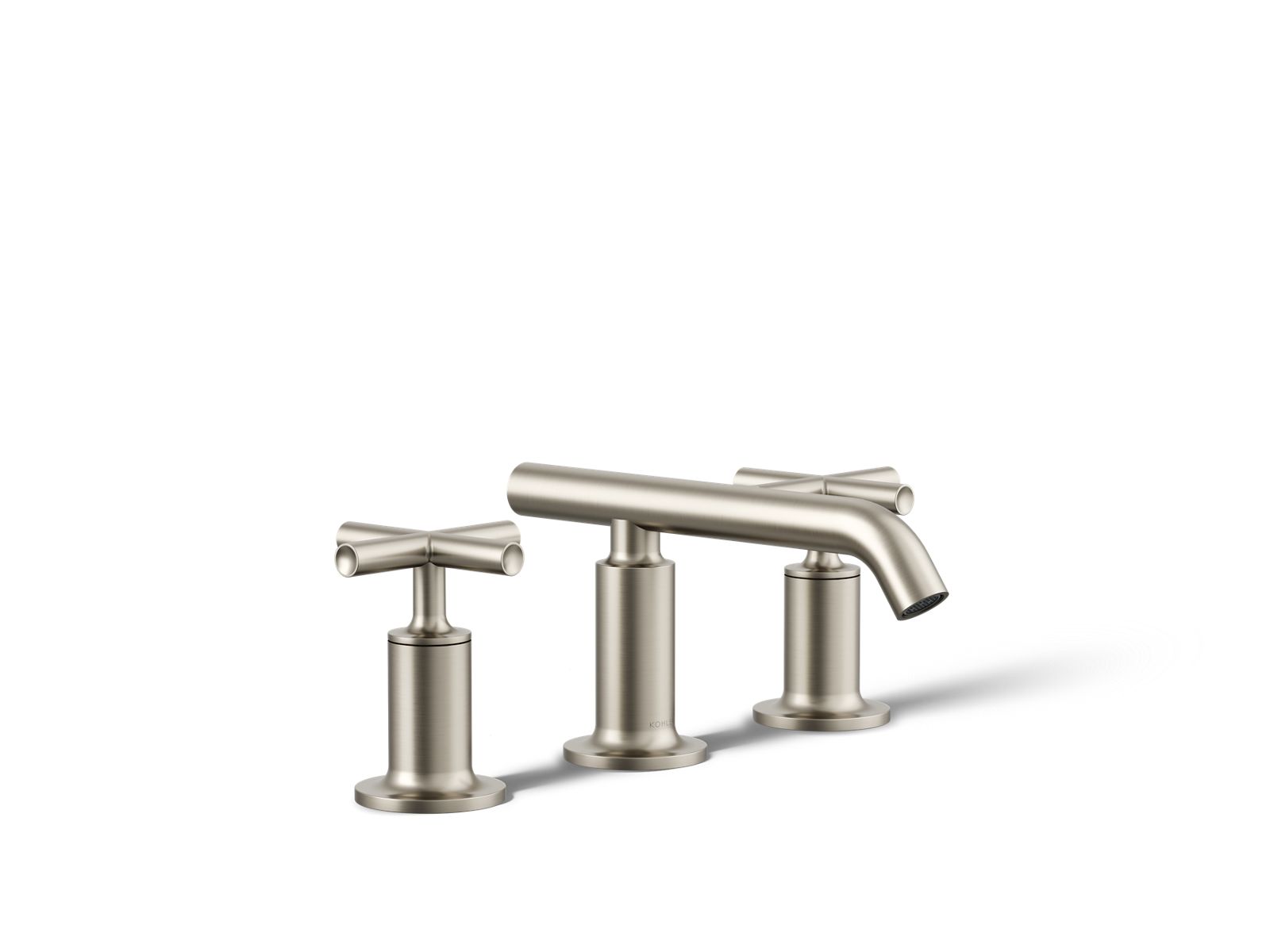Purist Widespread bathroom sink faucet with Cross handles, 1.2 gpm