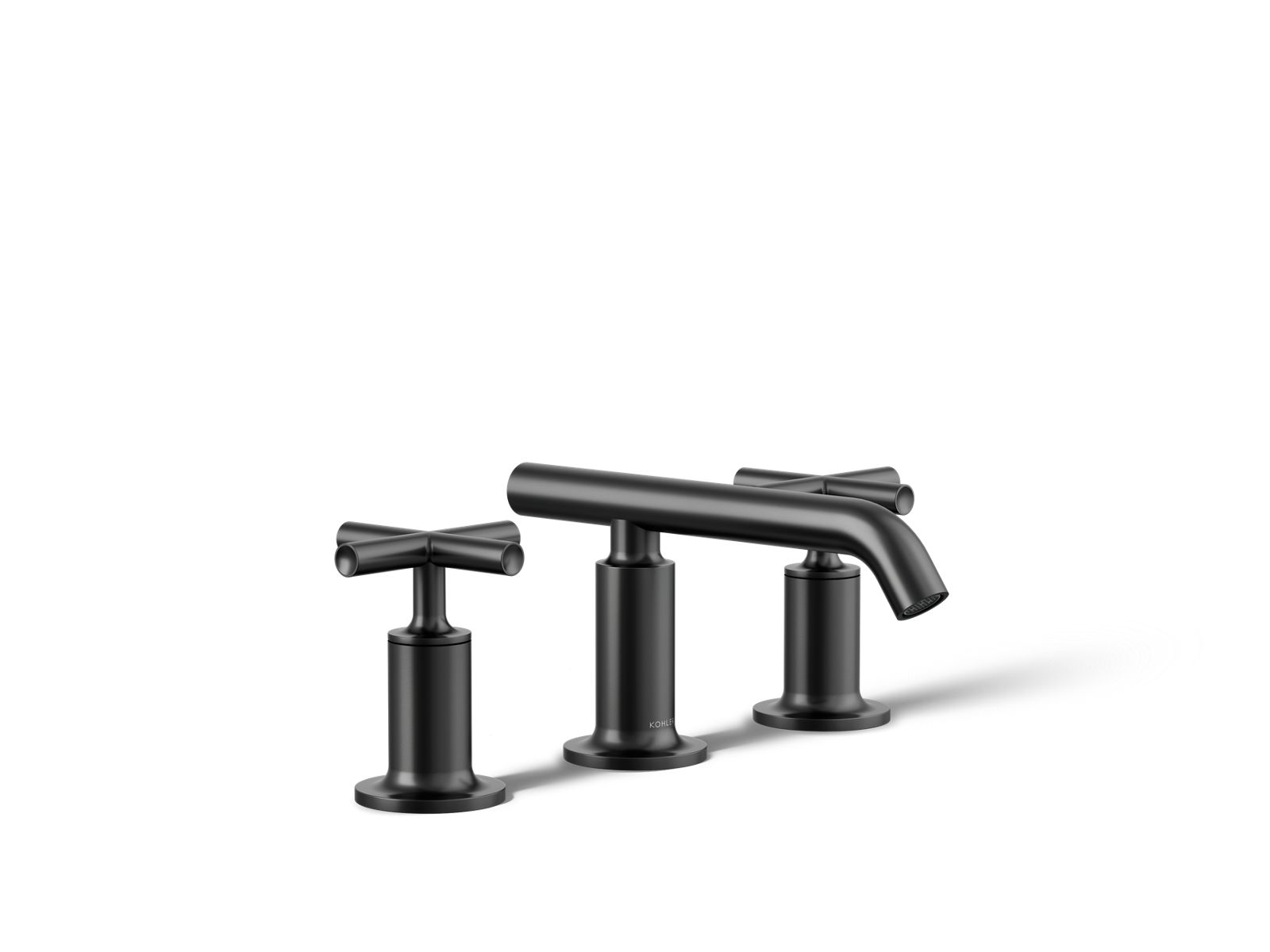 Purist Widespread bathroom sink faucet with Cross handles, 1.2 gpm