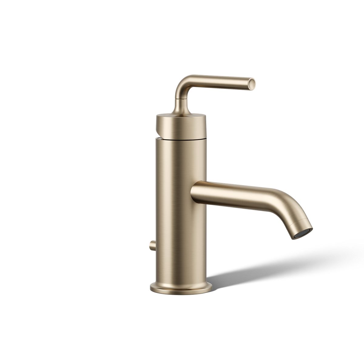 Kohler K-97282-4-CP Juli Waschtischarmatur – Einhebel, 0,5 GPM, Ohne Ablauf, Rose-Finish
