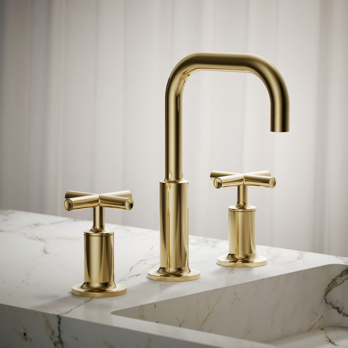 Shop Vibrant Brushed Bronze Bathroom Sink Faucets | KOHLER