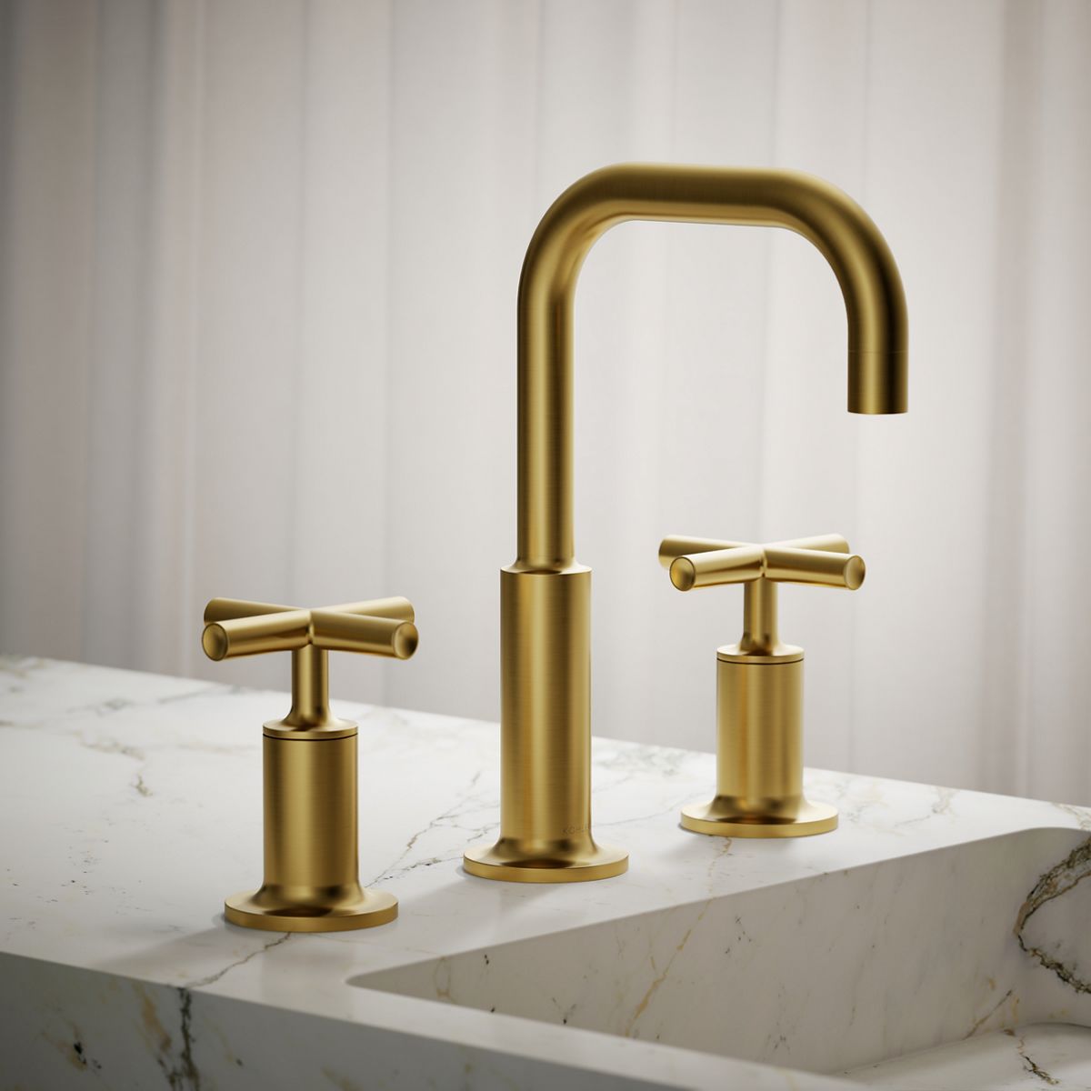 Shop Vibrant French Gold Bathroom Sink Faucets | KOHLER
