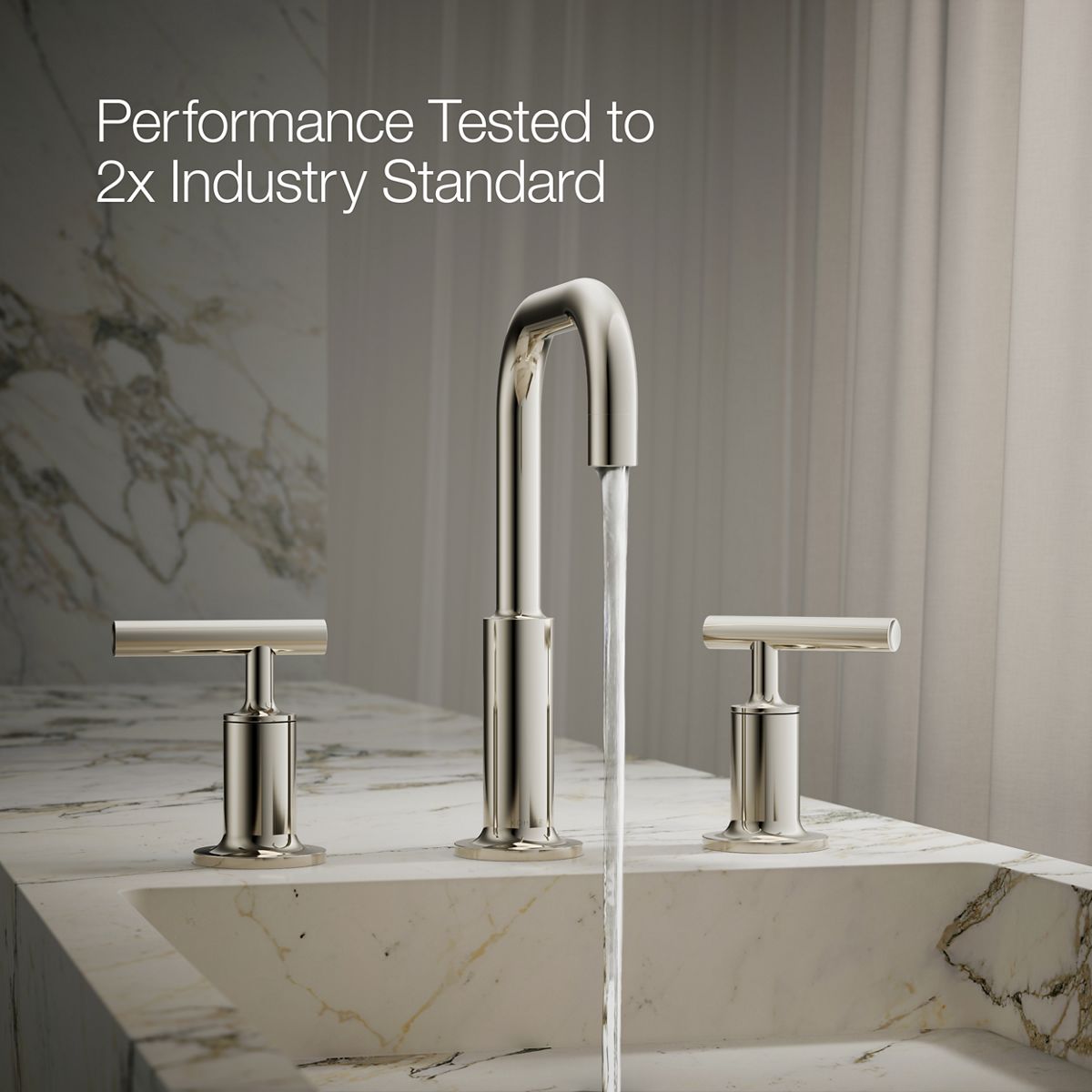 Kohler 27010-3-BN Occasion Bathroom Sink hot Faucet Components, Vibrant Brushed Nick