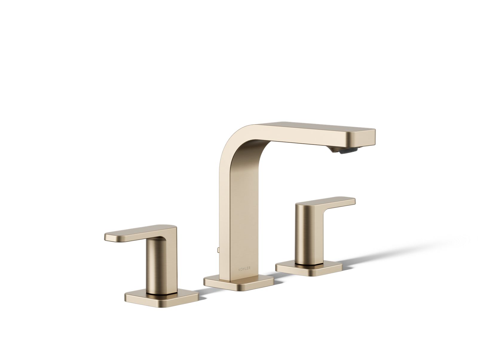 Parallel Widespread bathroom sink faucet, 1.0 gpm