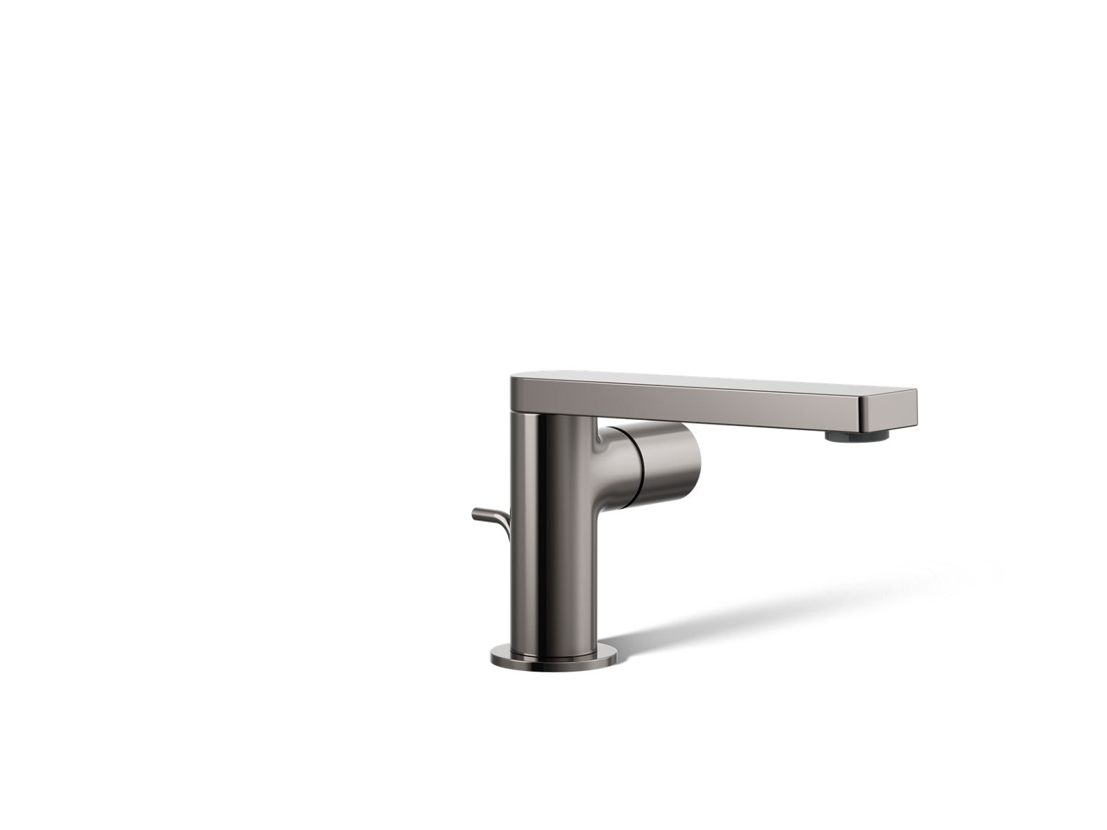 Composed Single-handle bathroom sink faucet with Cylindrical handle, 1.2 gpm