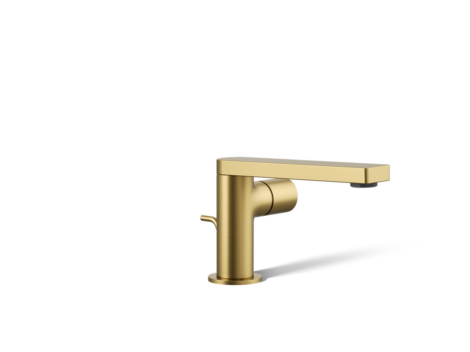 Composed Single-handle bathroom sink faucet with Cylindrical handle, 1.2 gpm