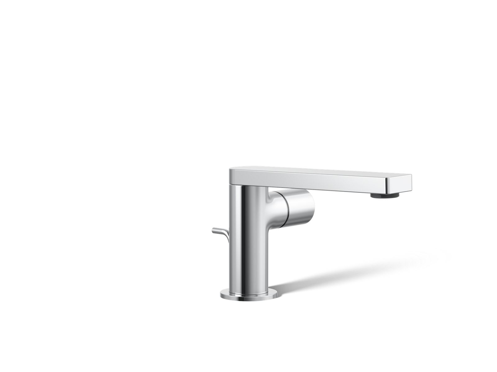 Composed Single-handle bathroom sink faucet with Cylindrical handle, 1.2 gpm