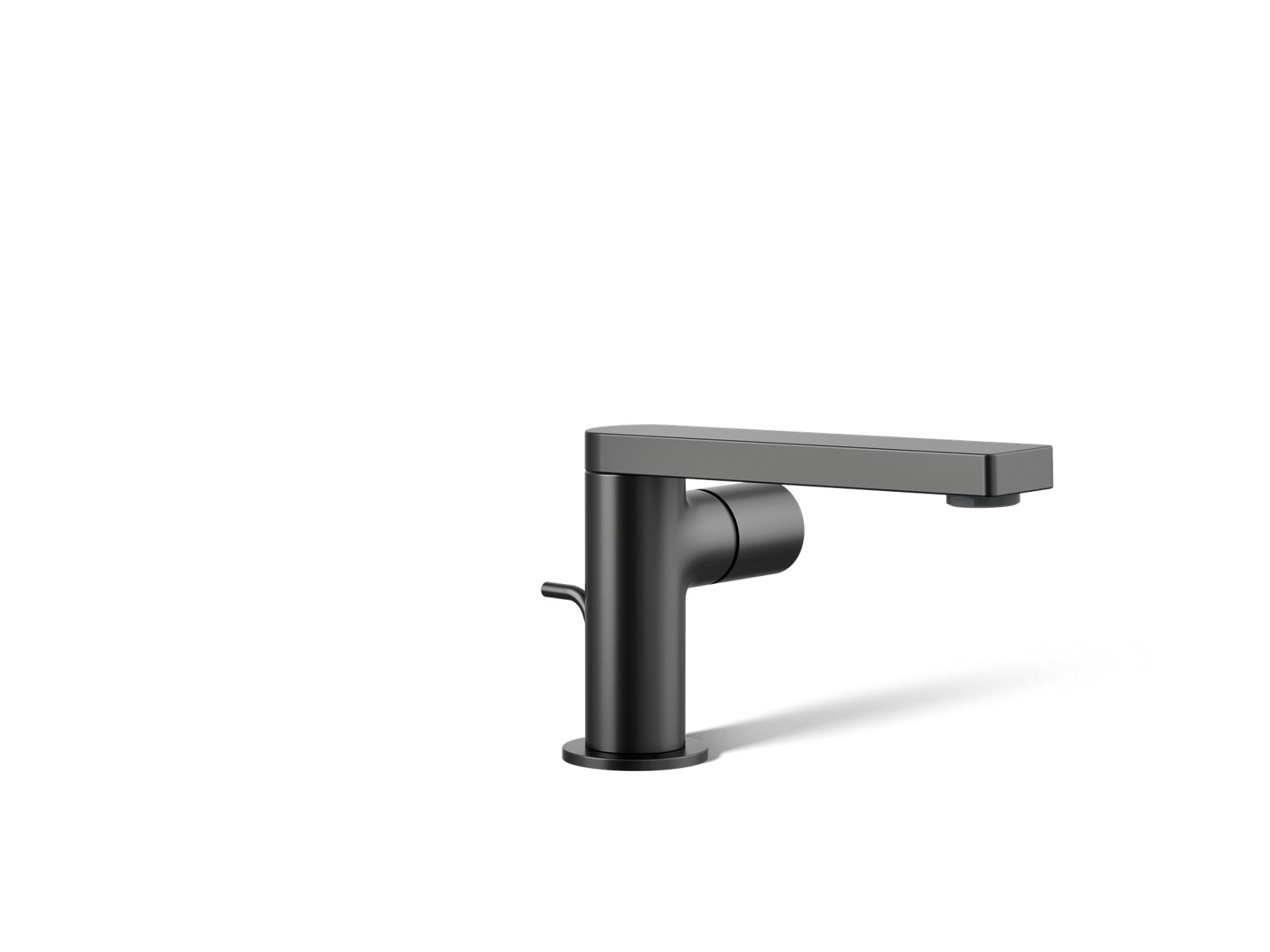 Composed Single-handle bathroom sink faucet with Cylindrical handle, 1.2 gpm