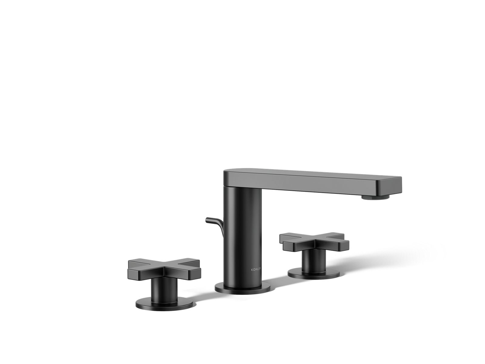 Composed Widespread bathroom sink faucet with Cross handles, 1.2 gpm