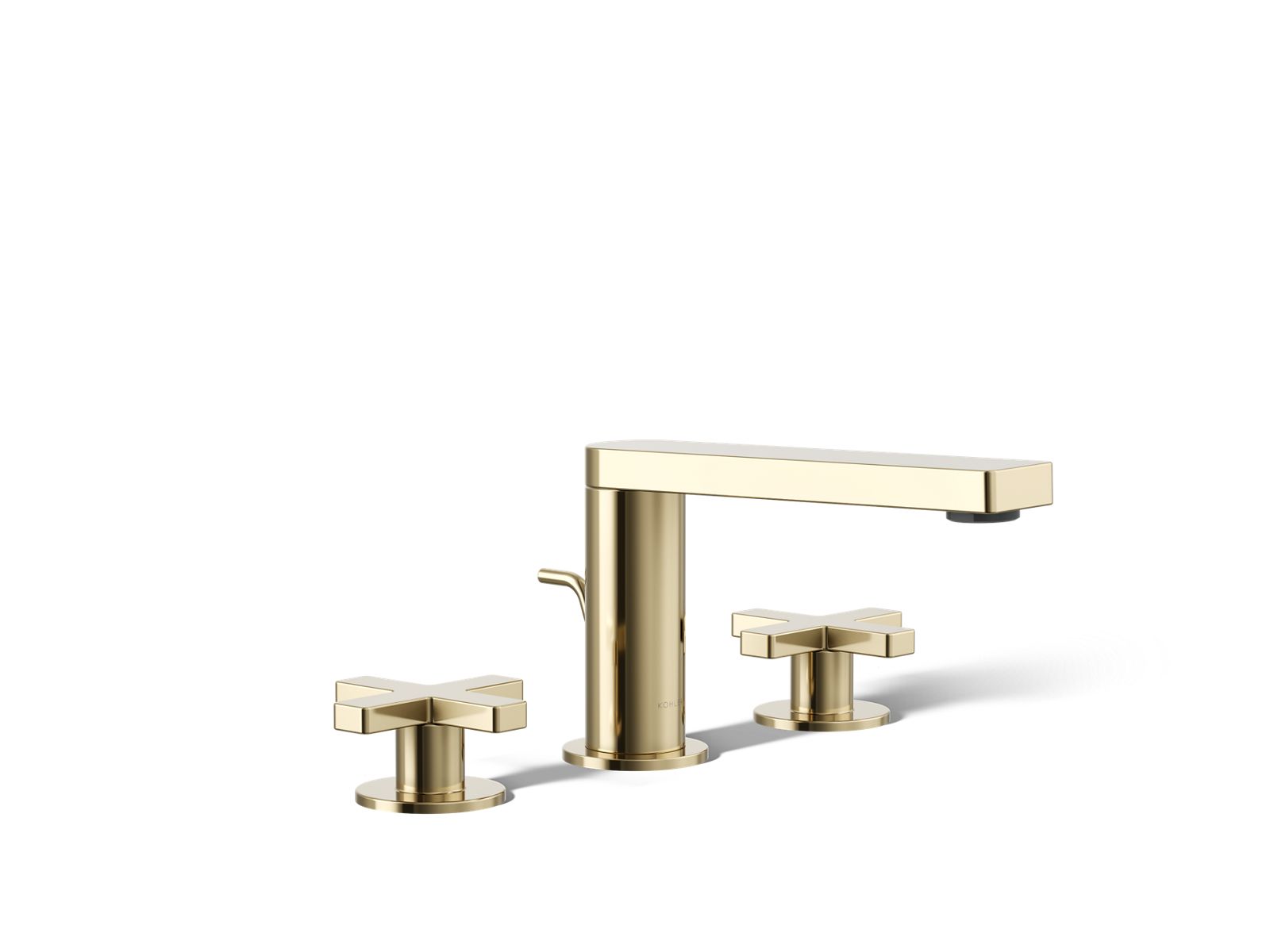 Composed Widespread bathroom sink faucet with Cross handles, 1.2 gpm