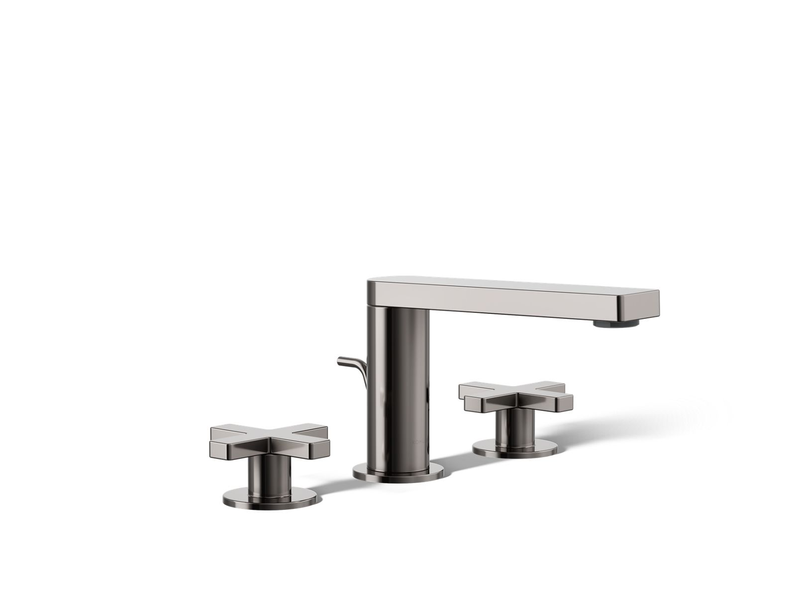 Composed Widespread bathroom sink faucet with Cross handles, 1.2 gpm