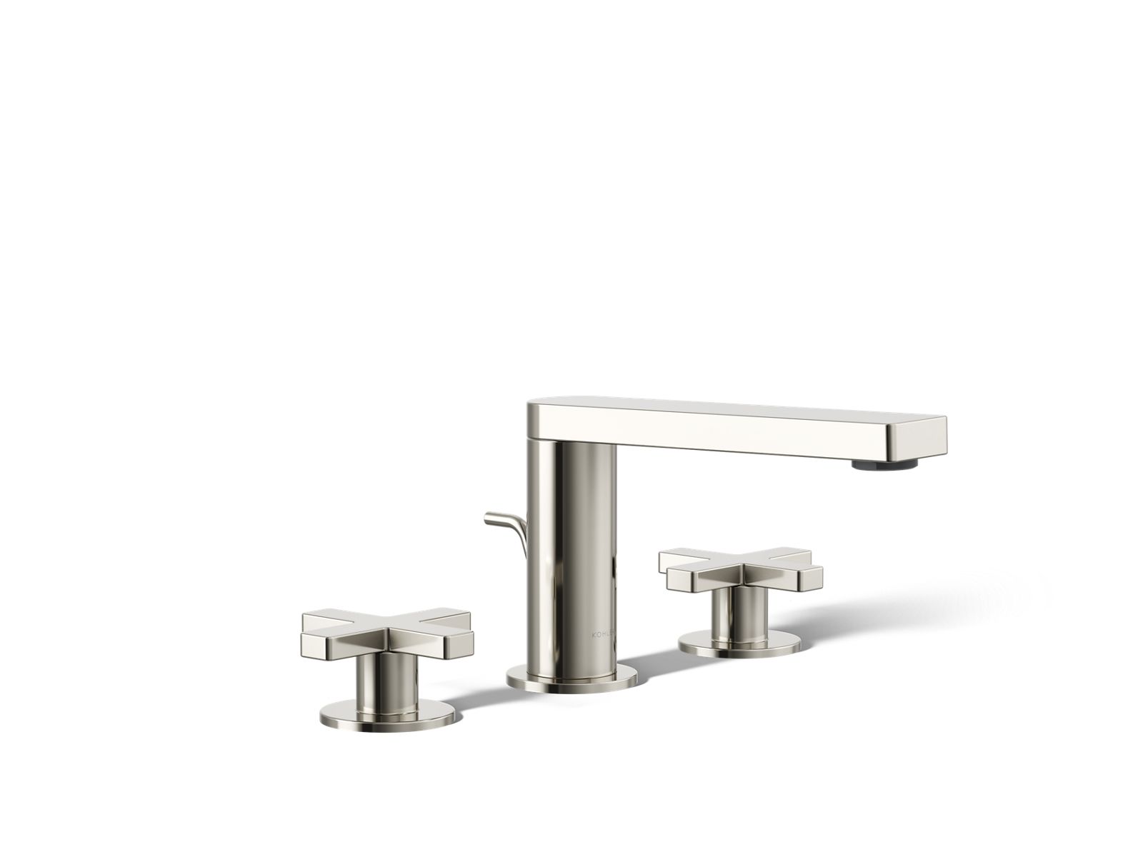 Composed Widespread bathroom sink faucet with Cross handles, 1.2 gpm