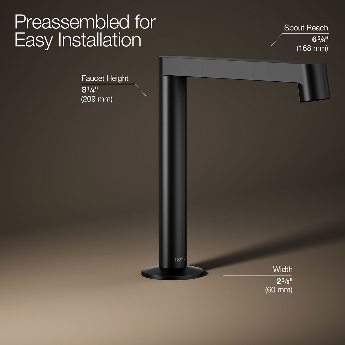 Components Bathroom Sink Spout with Row Design | K-77969 | KOHLER