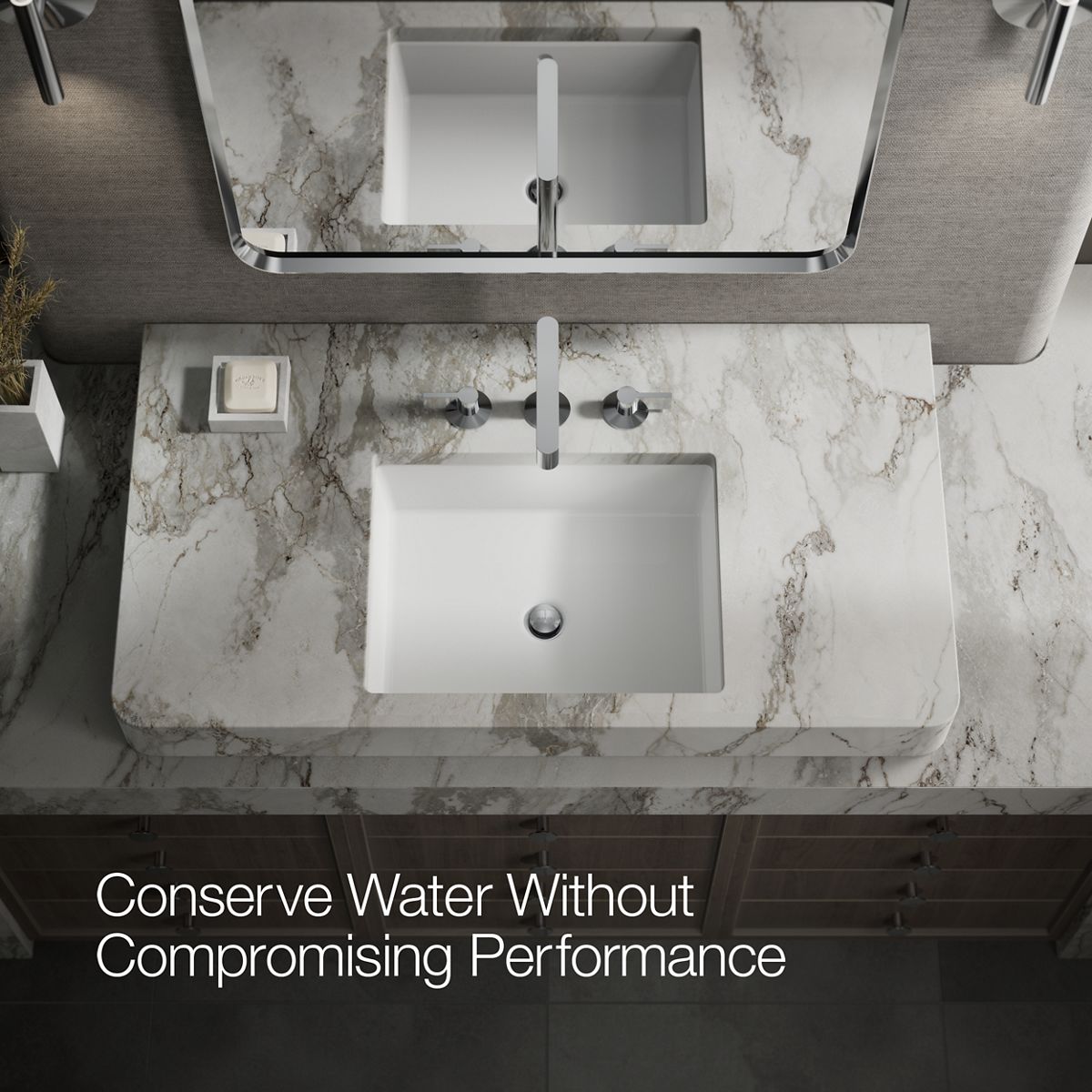 KOHLER | 77969 | Components™| Bathroom sink faucet spout with Row