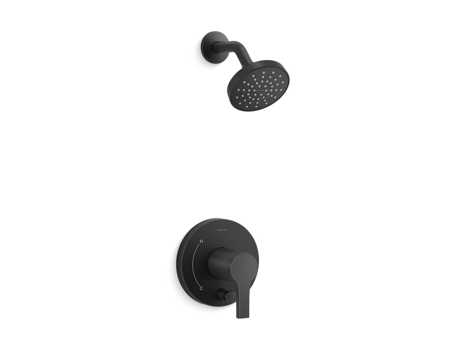 Elate Rite-Temp shower trim kit with push-button diverter, 1.75 gpm