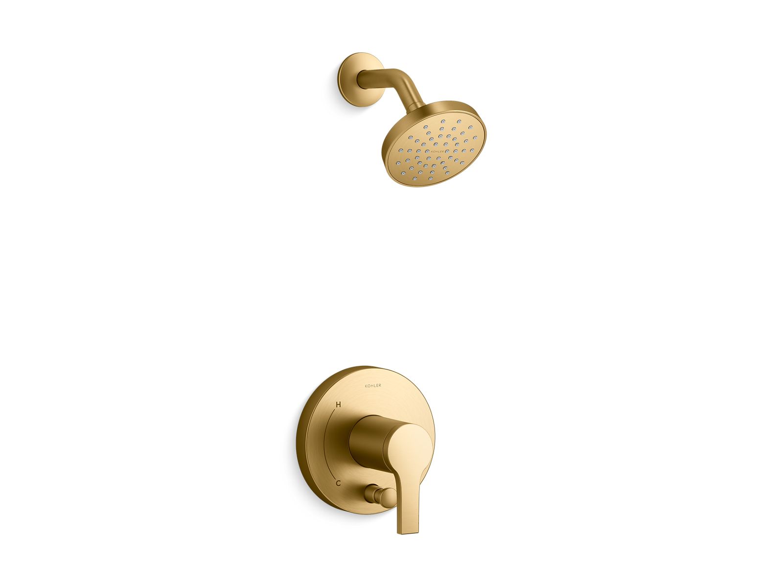 Elate Rite-Temp shower trim kit with push-button diverter, 1.75 gpm