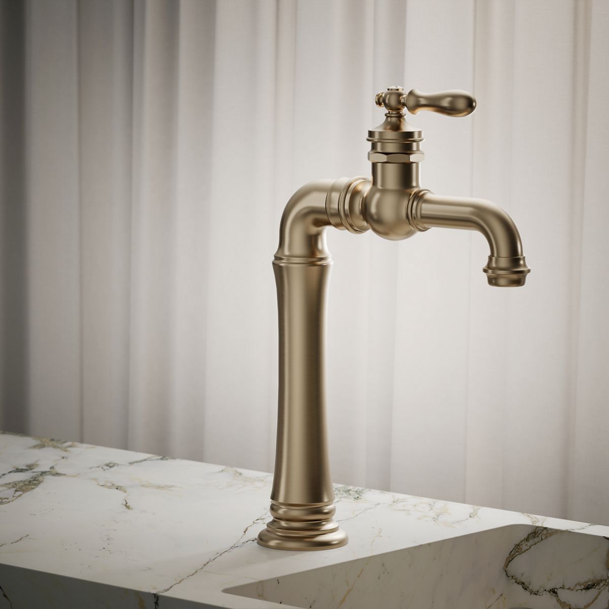 Artifacts Gentleman's Bathroom Faucet | K-72763-9M | KOHLER