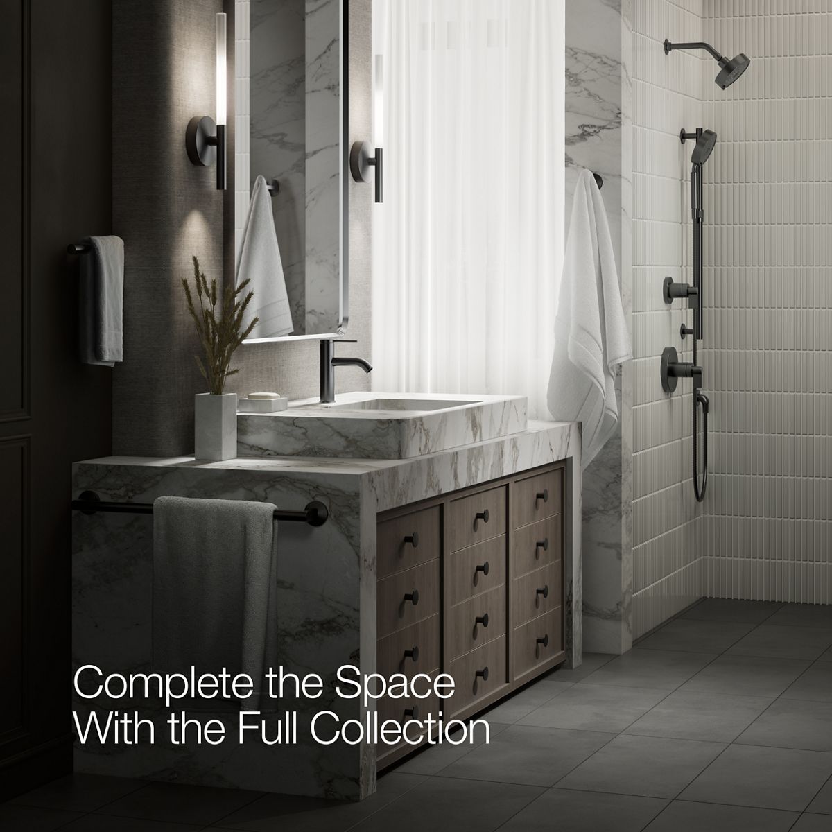 KOHLER | 77958-4A | Components™| Single-handle bathroom sink