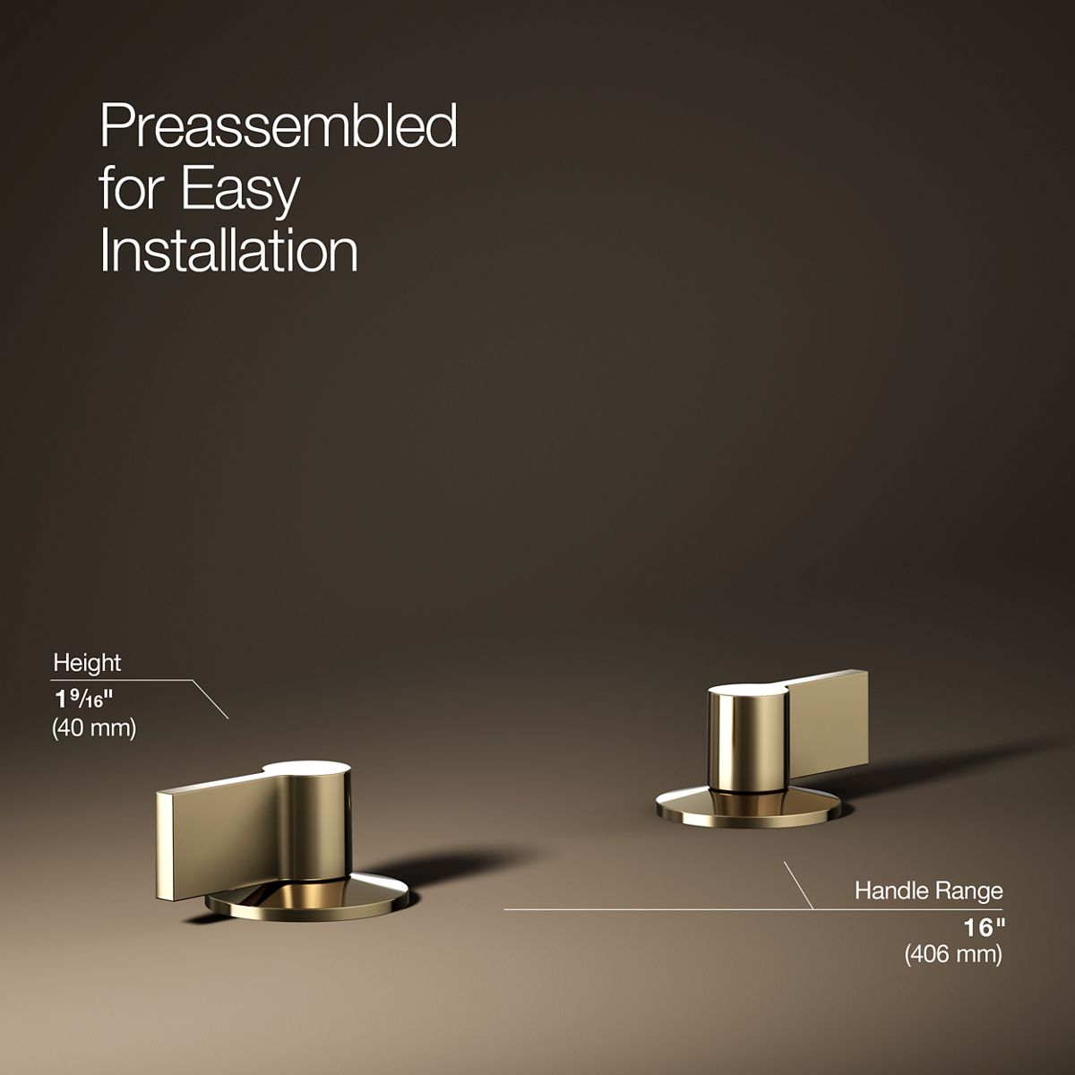 3/4 view of product with dimensions