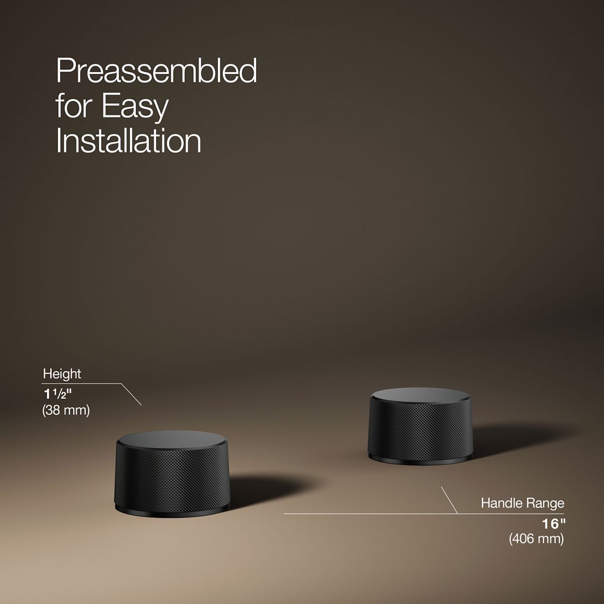 3/4 view of product with dimensions