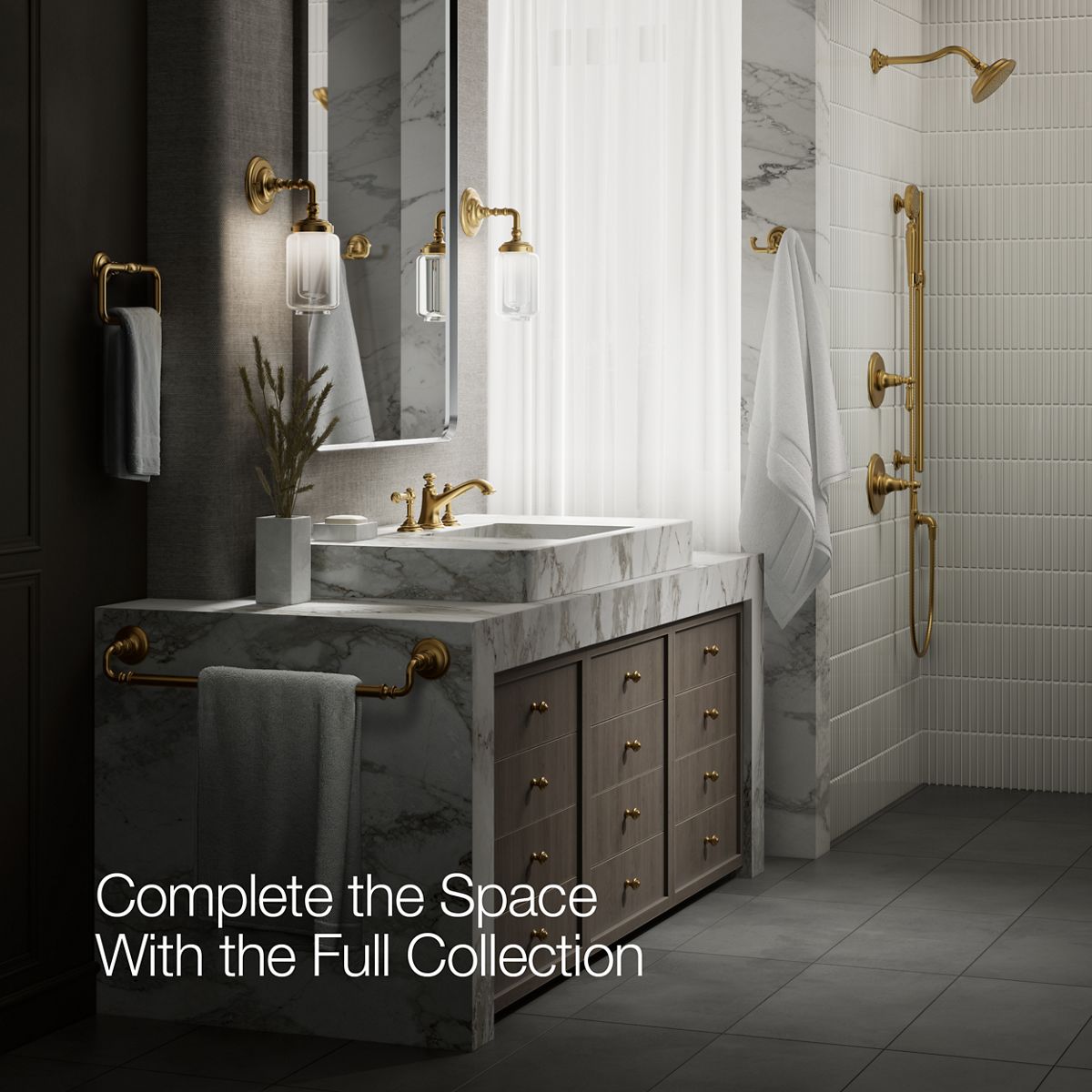 Artifacts Bathroom Sink Lever Handles | K-98068-4 | KOHLER