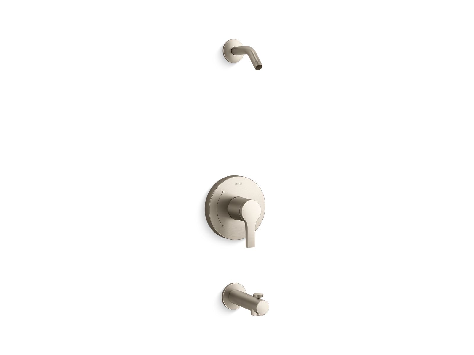 Elate Rite-Temp bath and shower trim kit, without showerhead