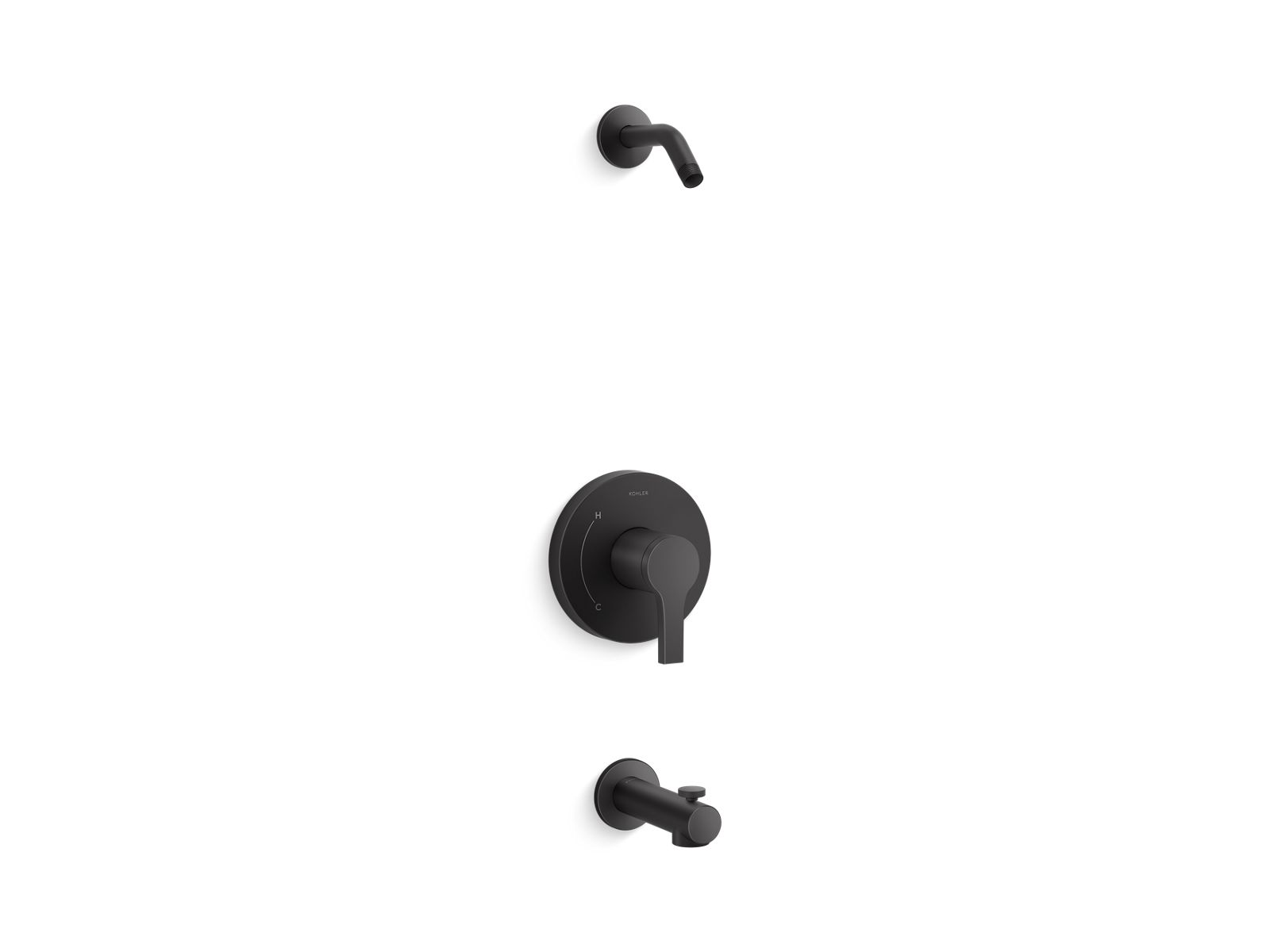 Kohler Purist Rite-Temp Pressure-Balancing Shower Faucet In Vibrant Brushed Nick