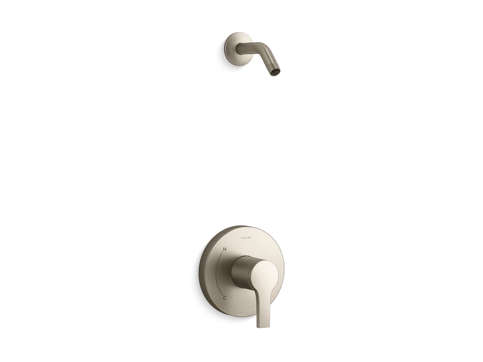 Elate Rite-Temp shower trim kit, without showerhead