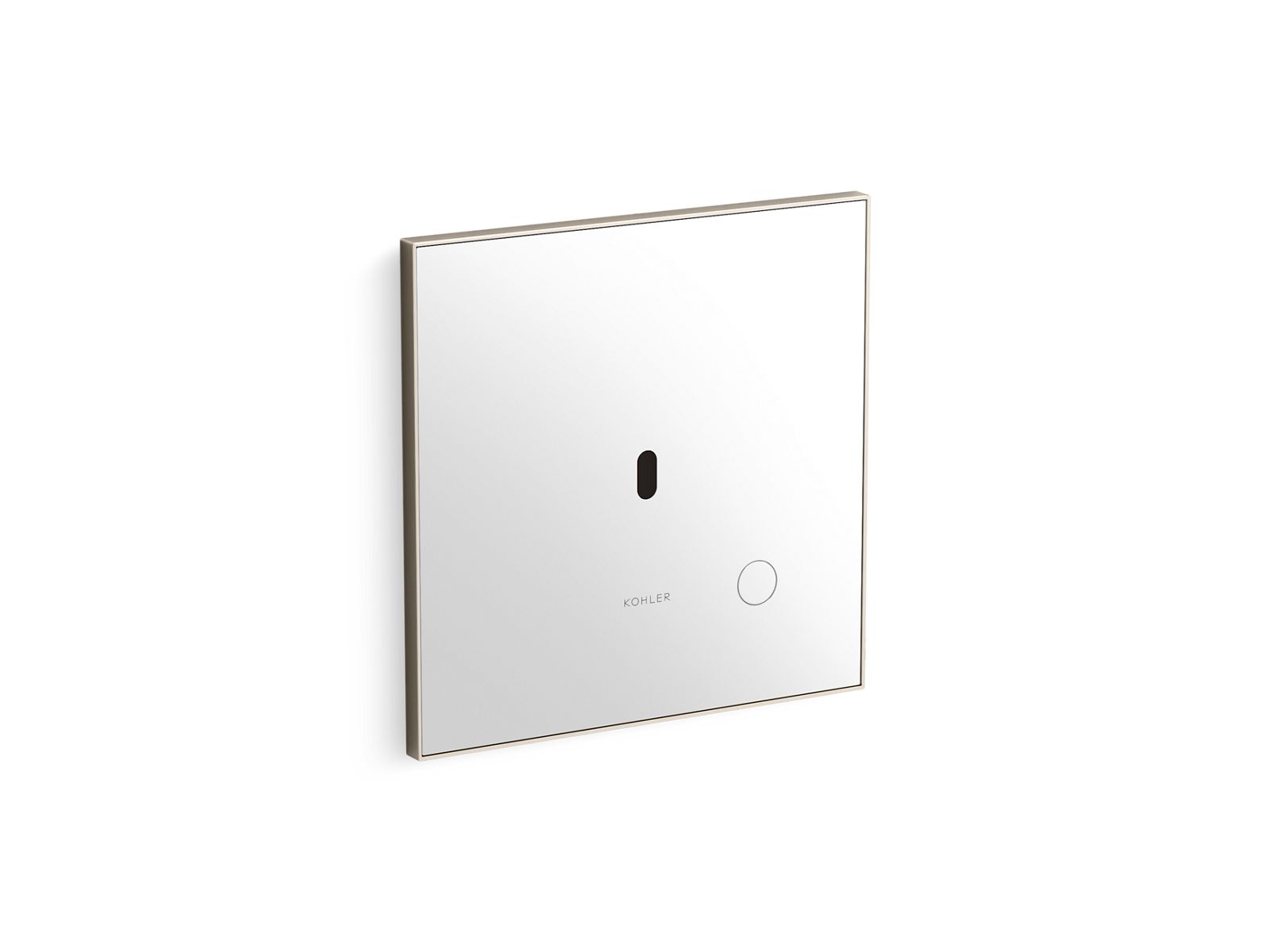 Mach Flex Glass faceplate for concealed touchless toilet flushometer, 1.1 gpf