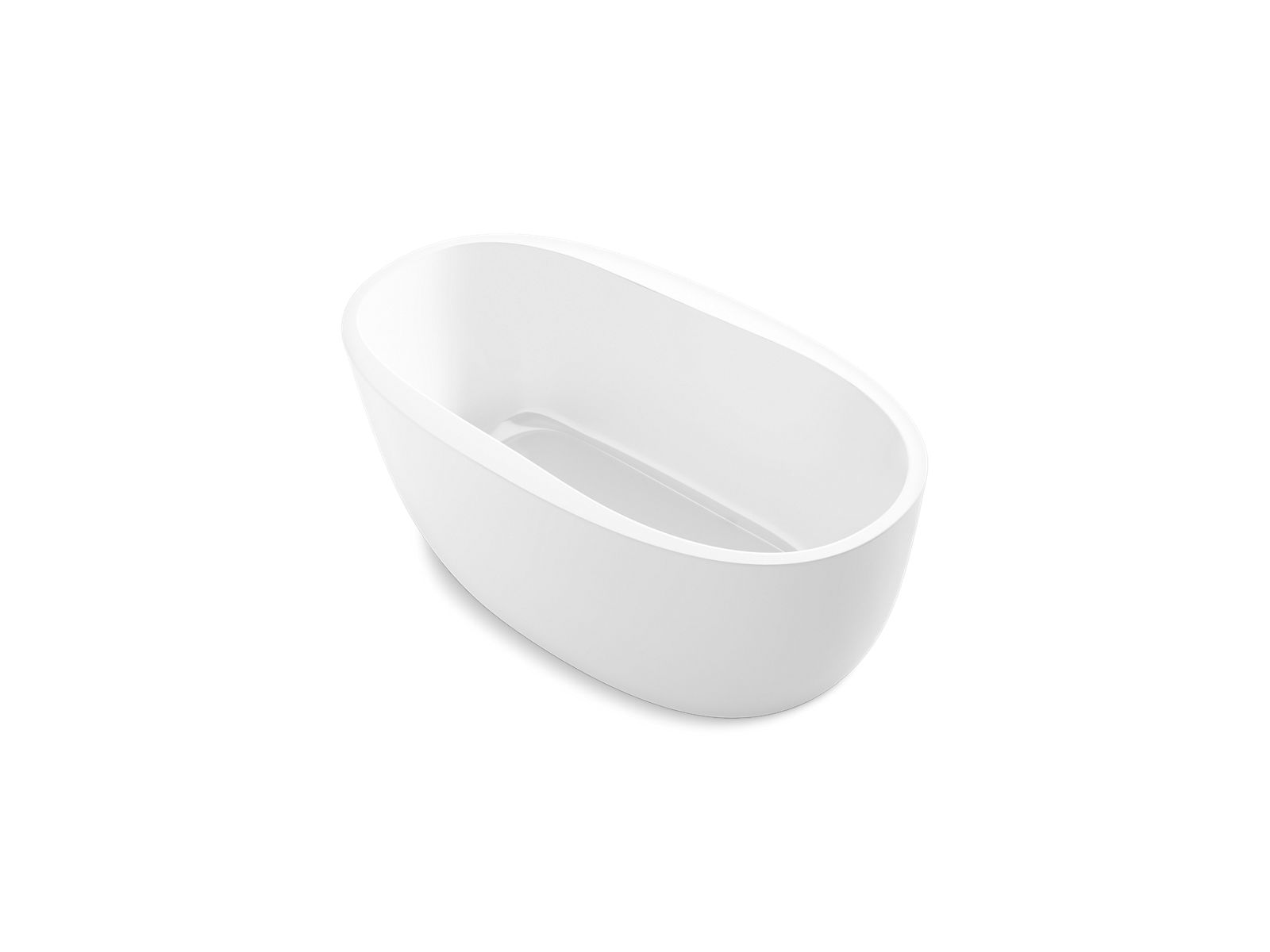Sunstruck™ 1500 mm x 800 mm freestanding bath with fluted shroud